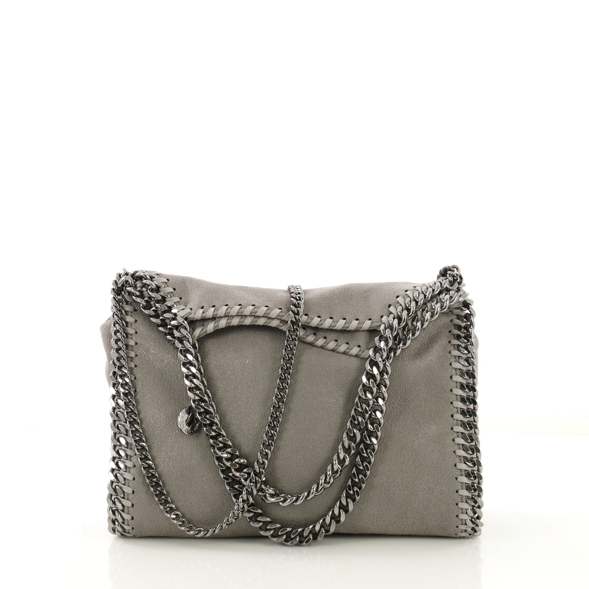 Falabella Fold Over Crossbody Bag Shaggy Deer Mini