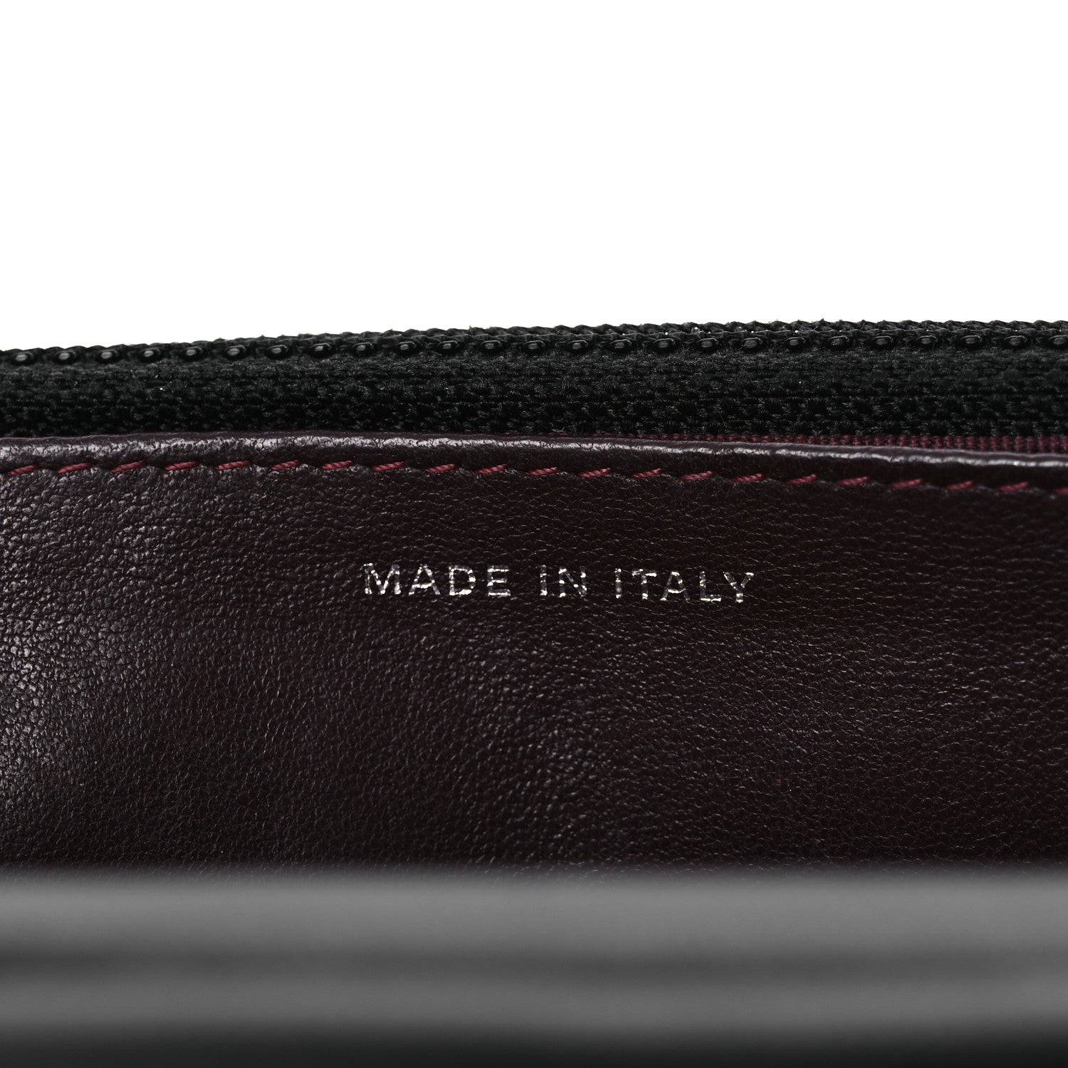 Lambskin Quilted Wallet On Chain WOC Black