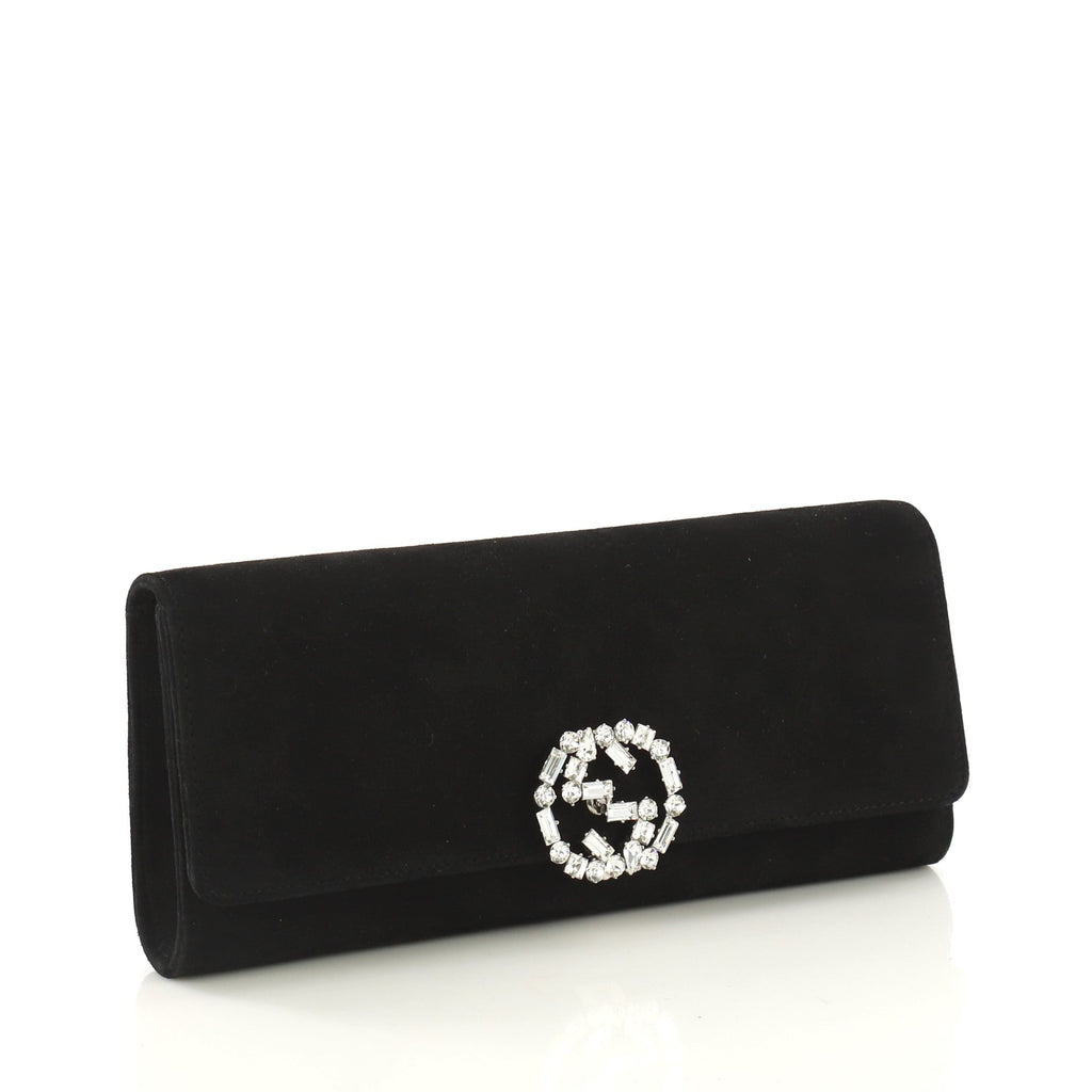 GG Broadway Clutch Suede