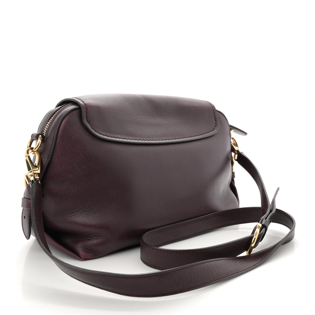 Calfskin Fiamma Crossbody Bag Rouge