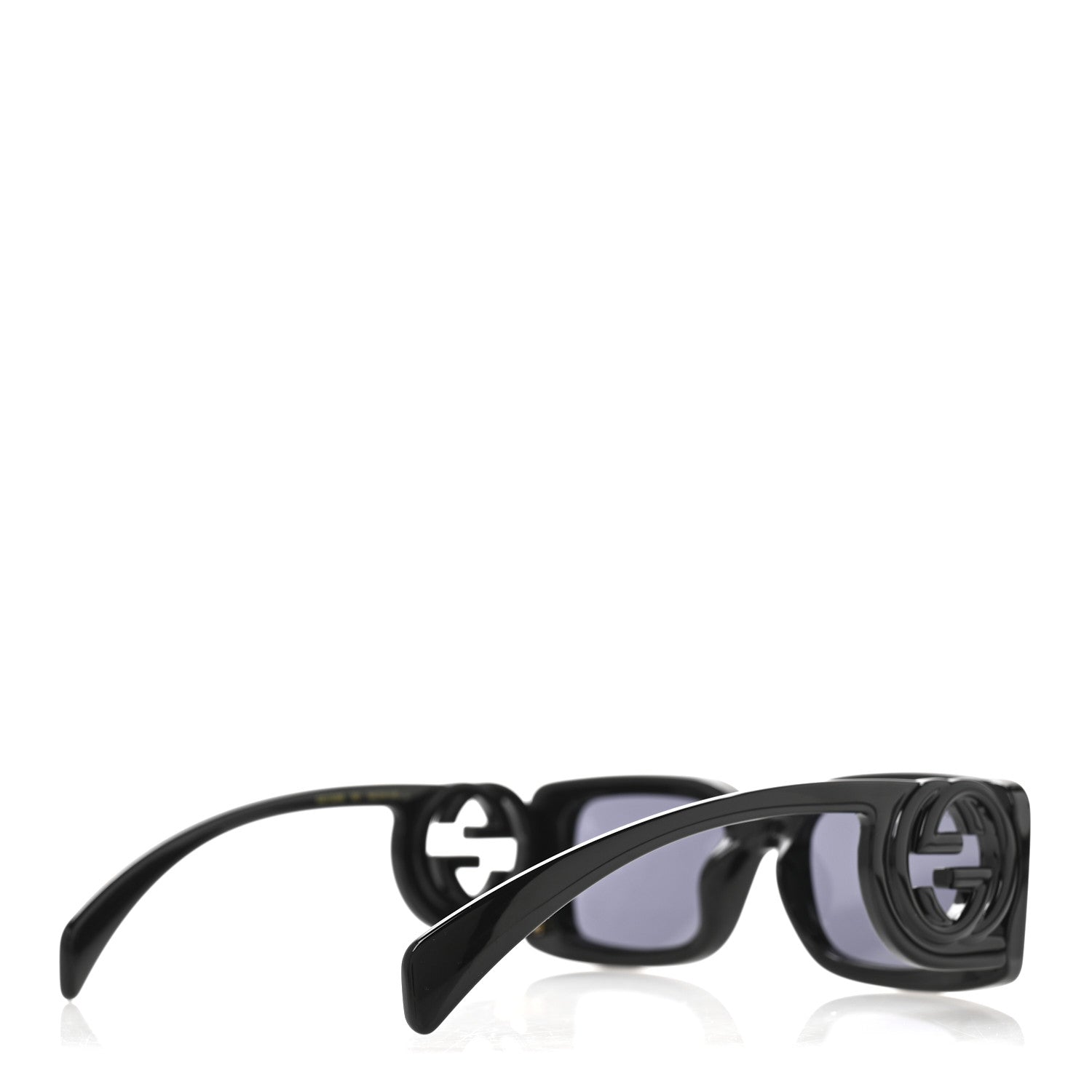 Acetate Chaise Rectangler Frame Sunglasses GG1325S Black