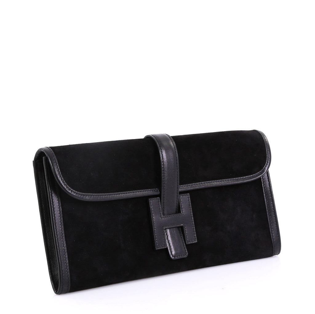 Jige Elan Clutch Doblis Suede 29