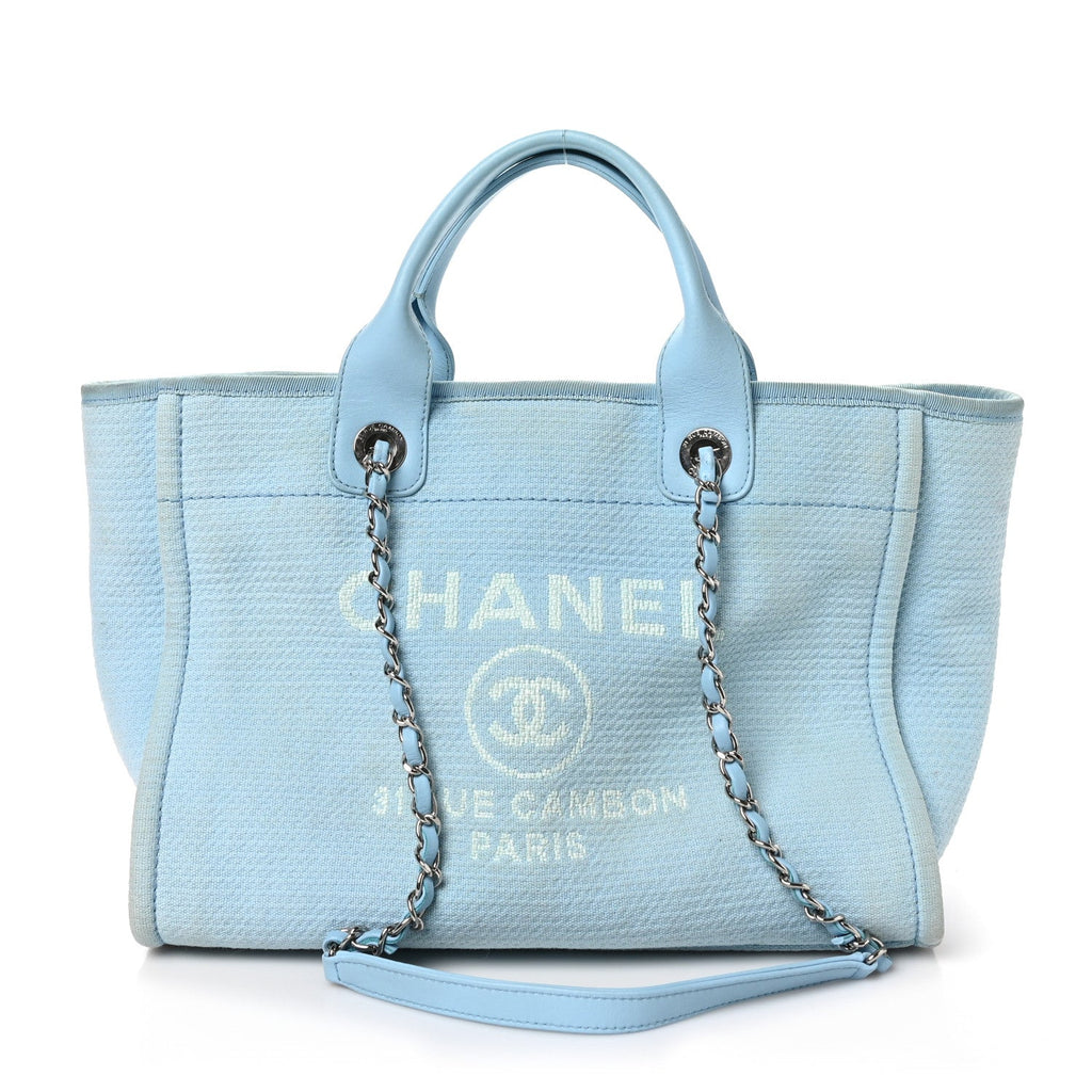 Mixed Fibers Small Deauville Tote Light Blue