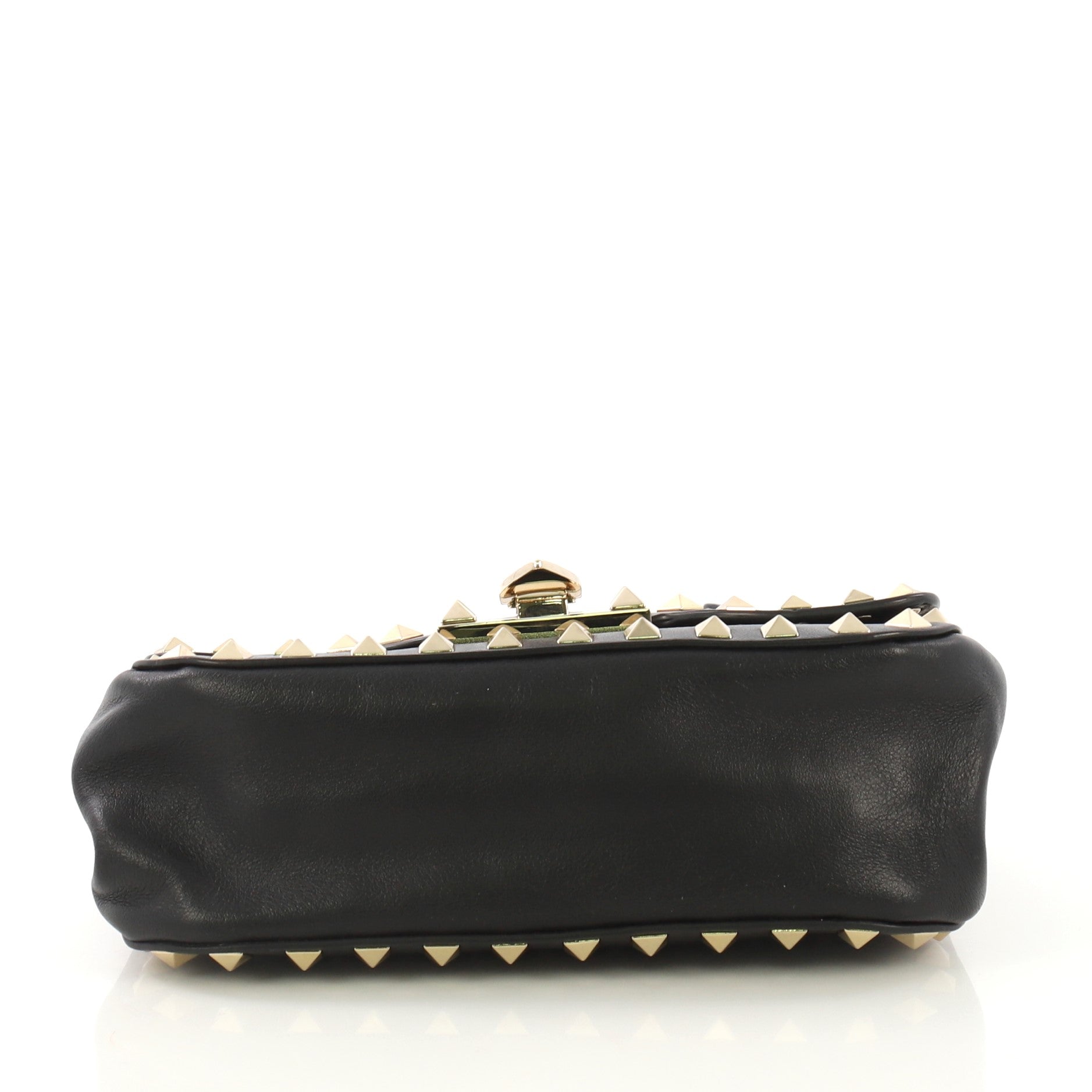 Rockstud Flip Lock Flap Bag Leather Mini