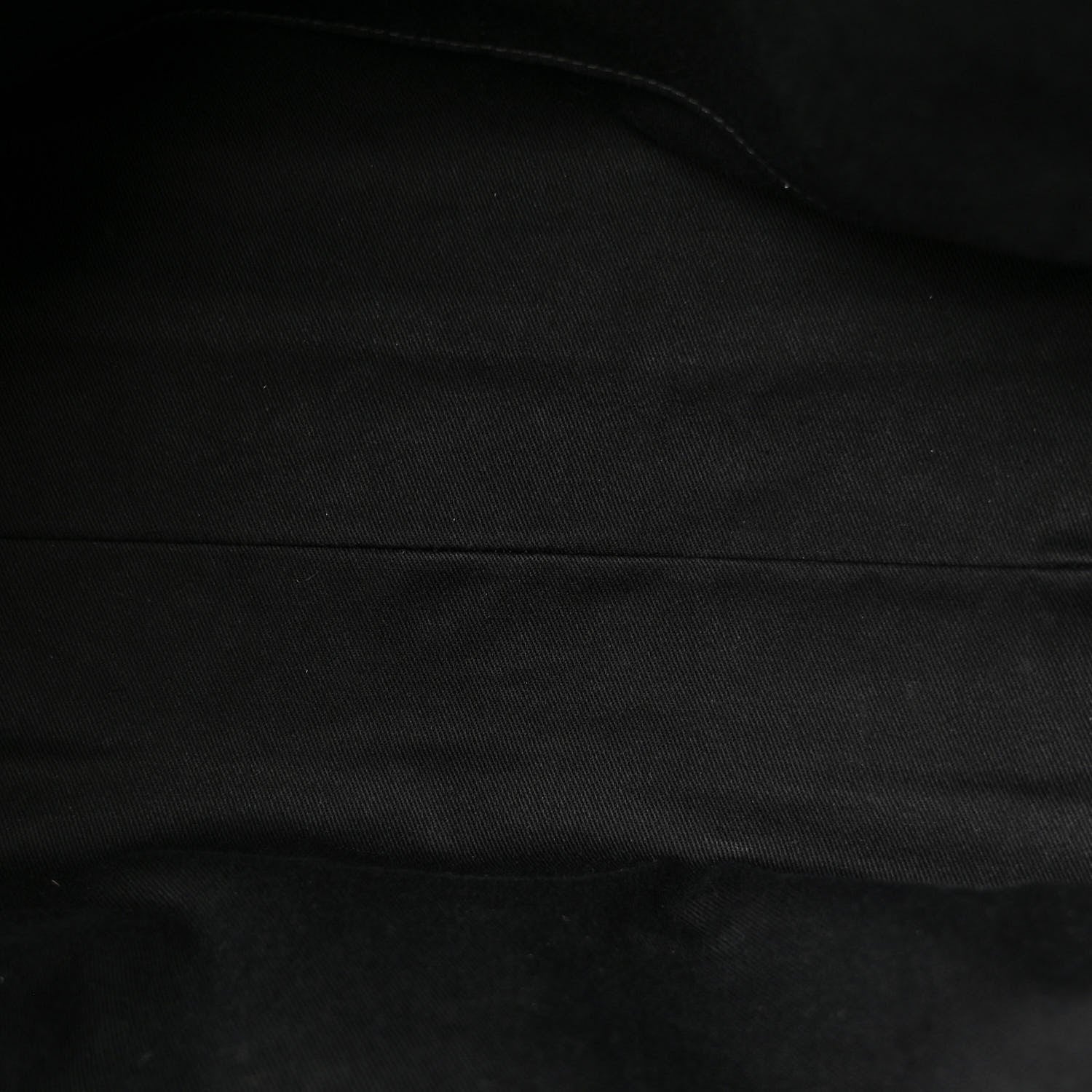 Canvas Pearl Medium Deauville Tote Black
