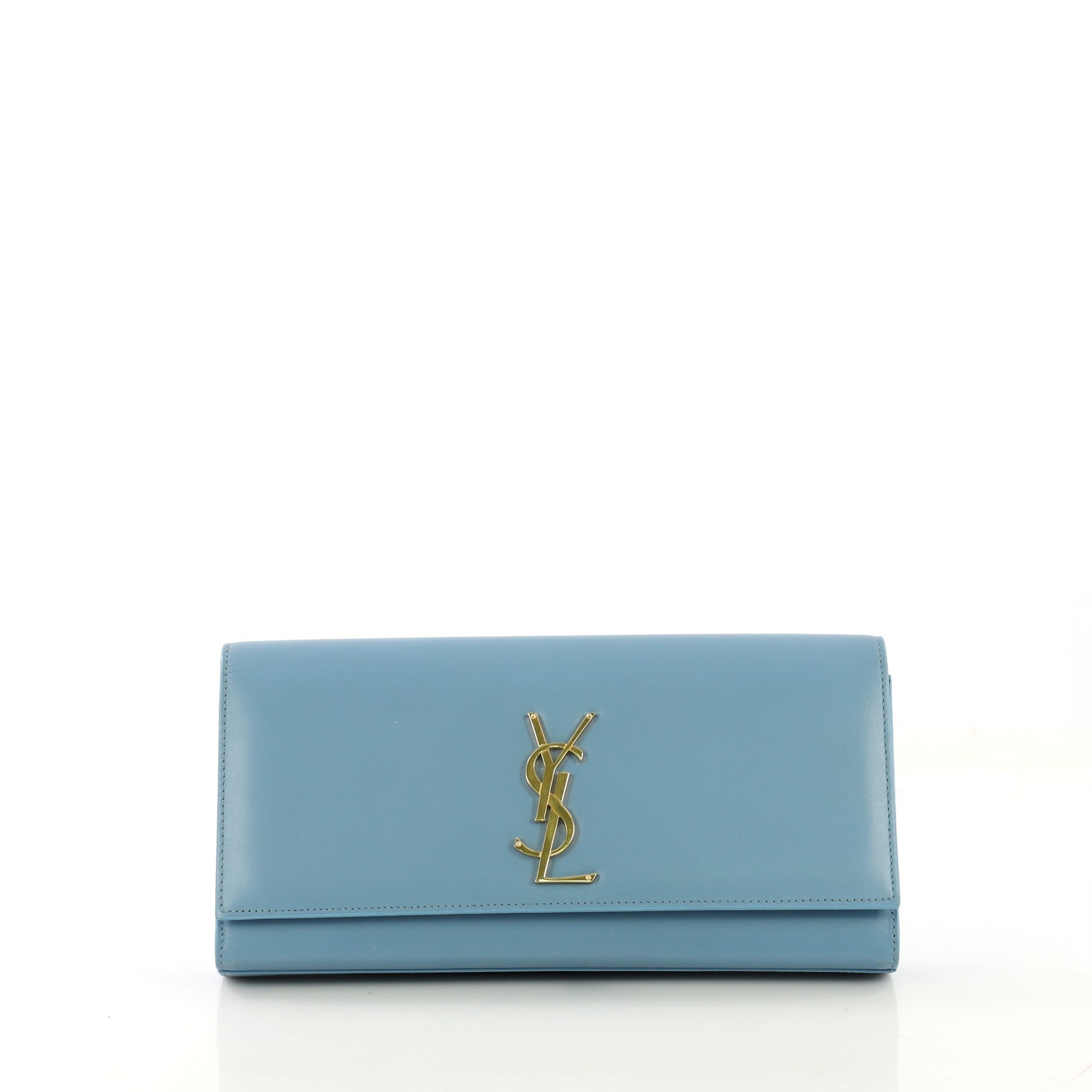 Classic Monogram Clutch Leather Long