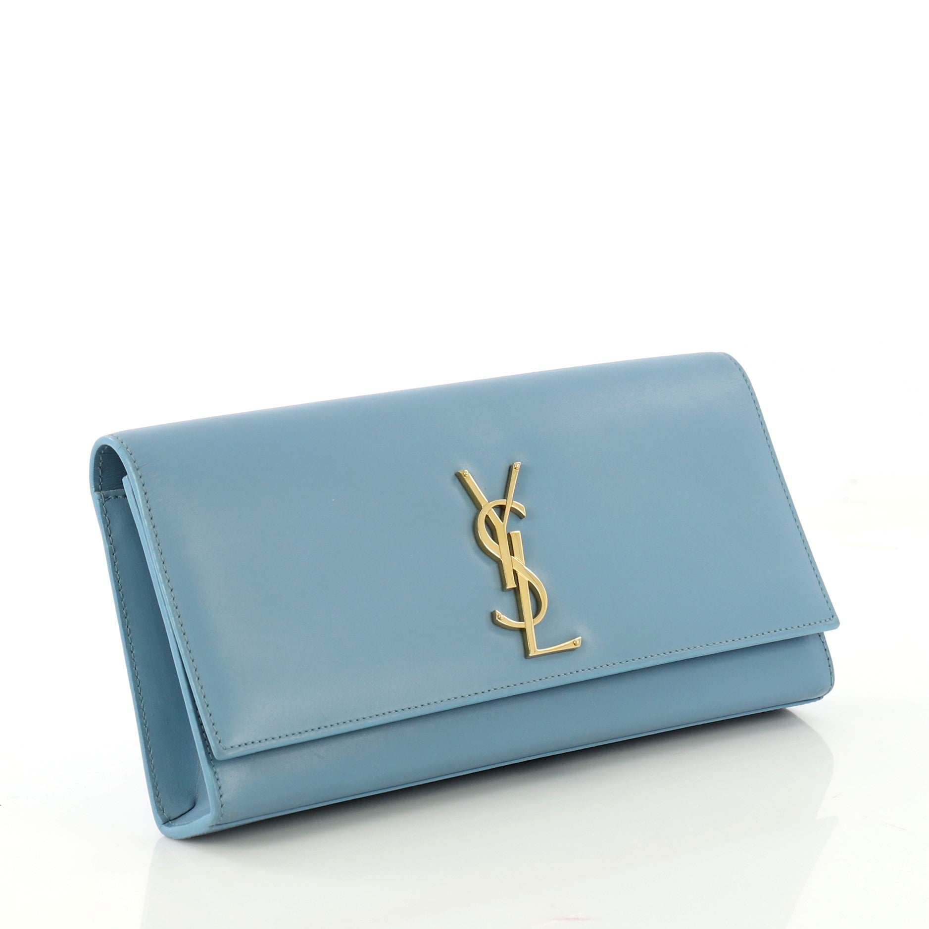 Classic Monogram Clutch Leather Long