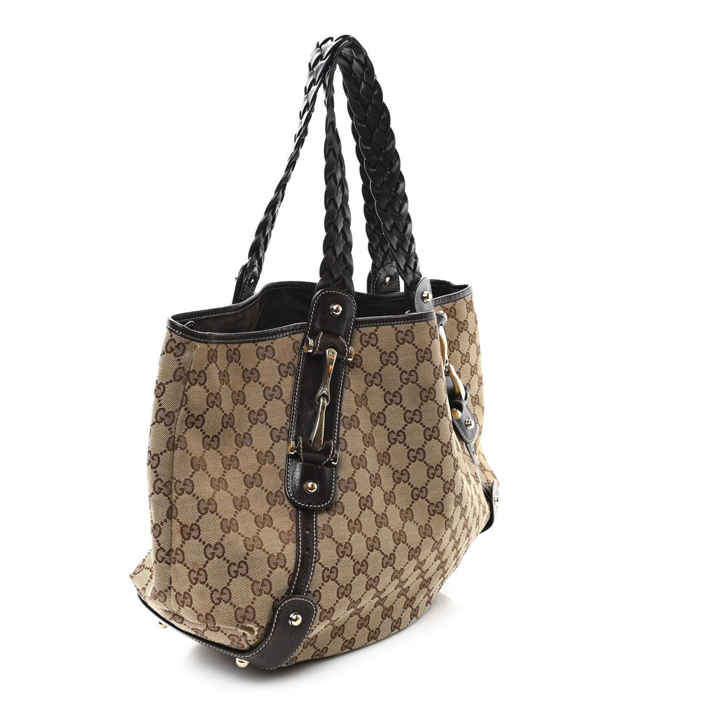 Monogram Medium Pelham Shoulder Bag Dark Brown