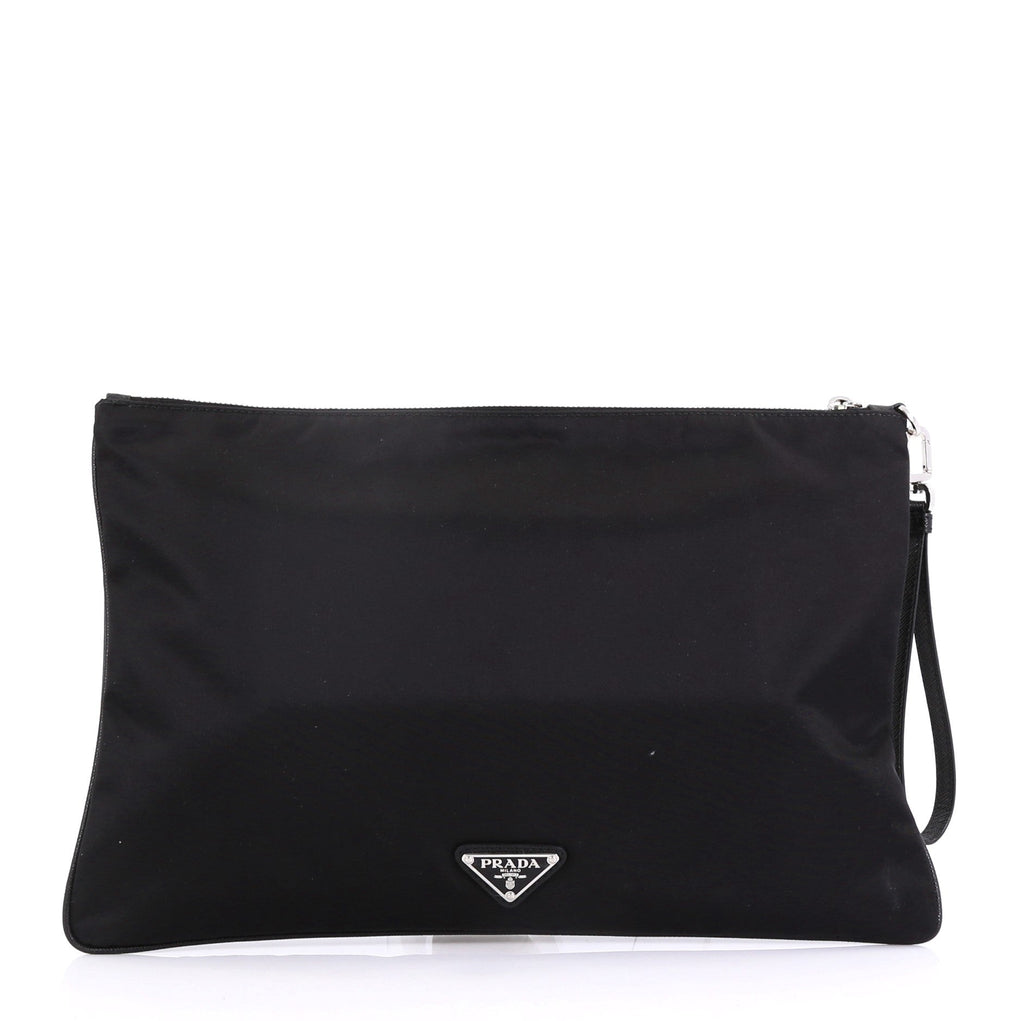 Wristlet Clutch Printed Tessuto Medium