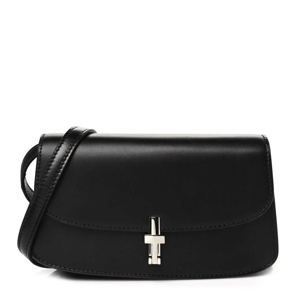 Smooth Calfskin The Sofia E/W Crossbody Black