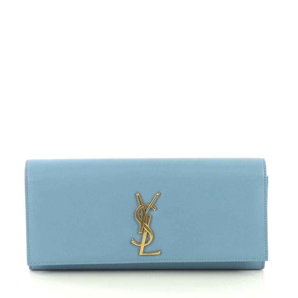 Classic Monogram Clutch Leather Long
