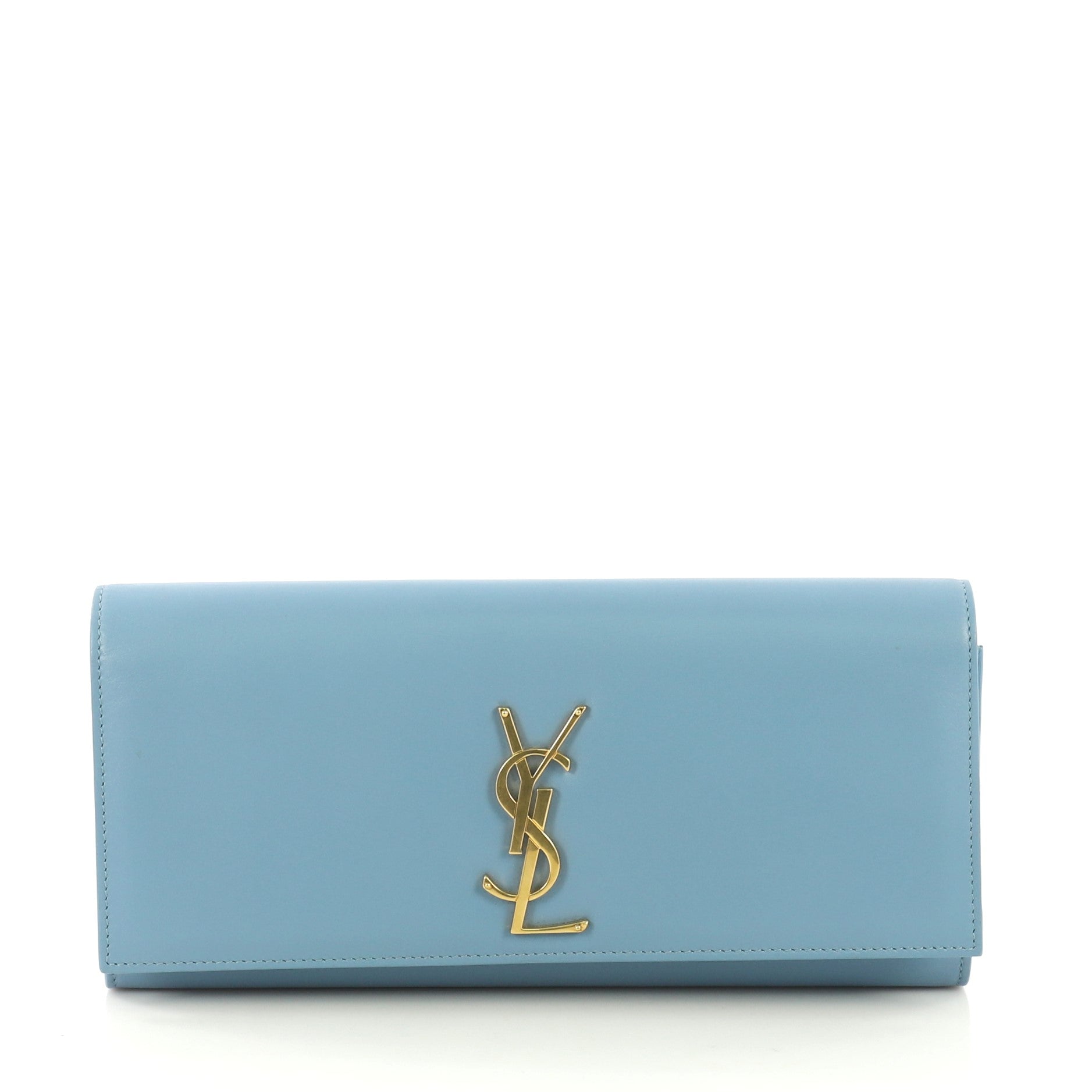 Classic Monogram Clutch Leather Long