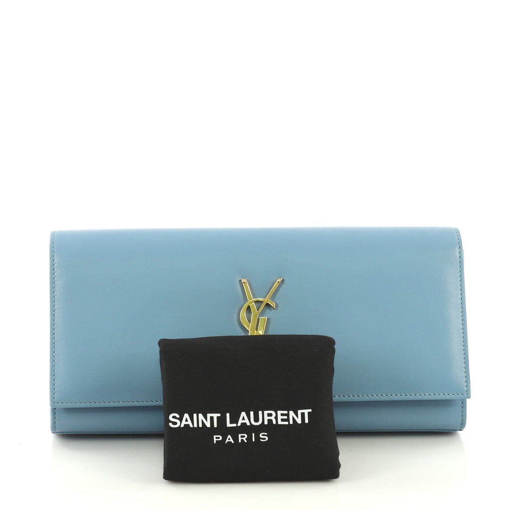 Classic Monogram Clutch Leather Long