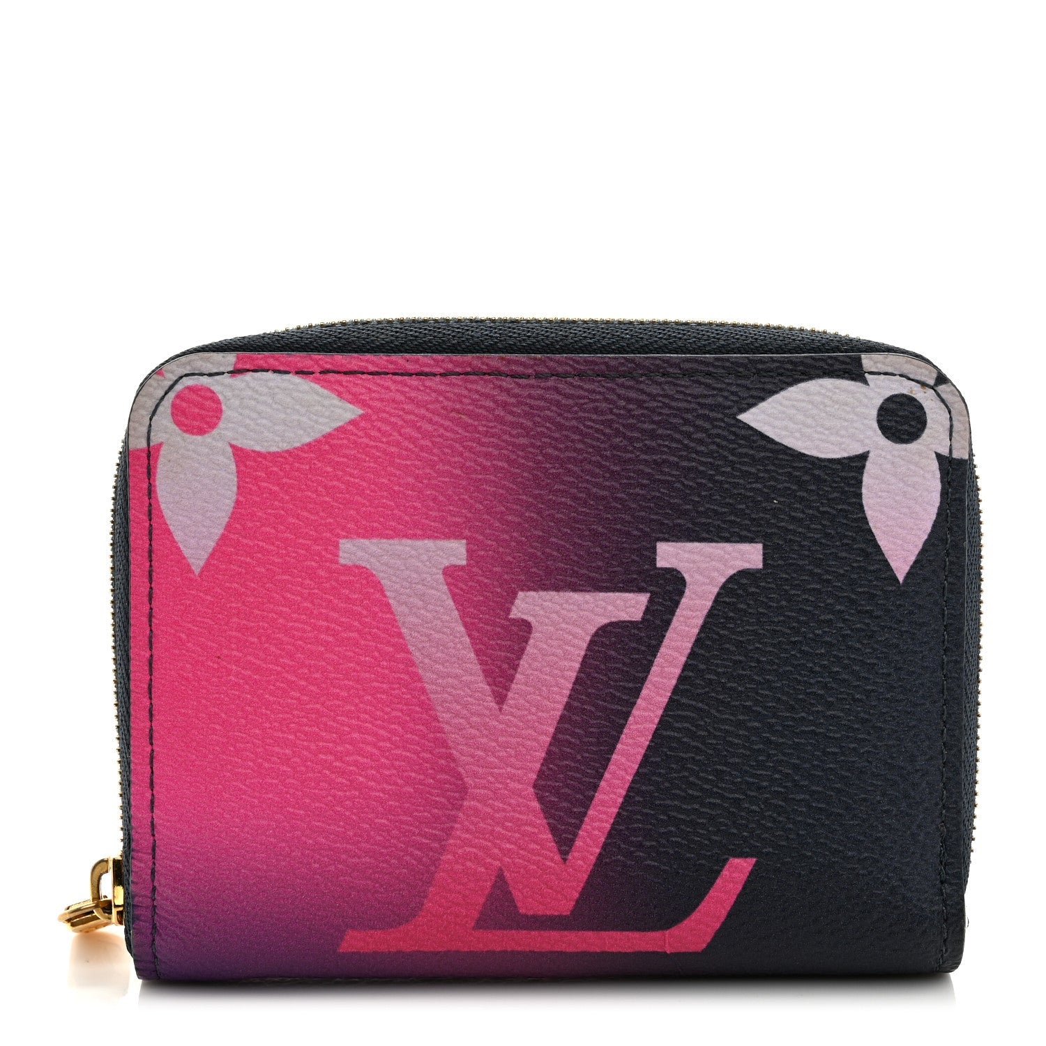 Monogram Giant Spring In The City Zippy Coin Purse Midnight Fuchsia