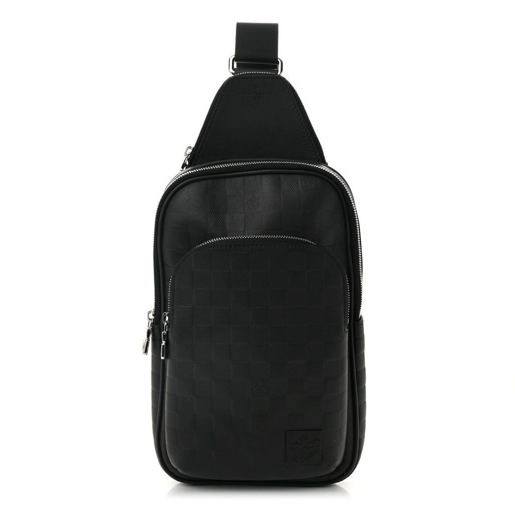 Damier Infini Avenue Sling Bag NM Onyx