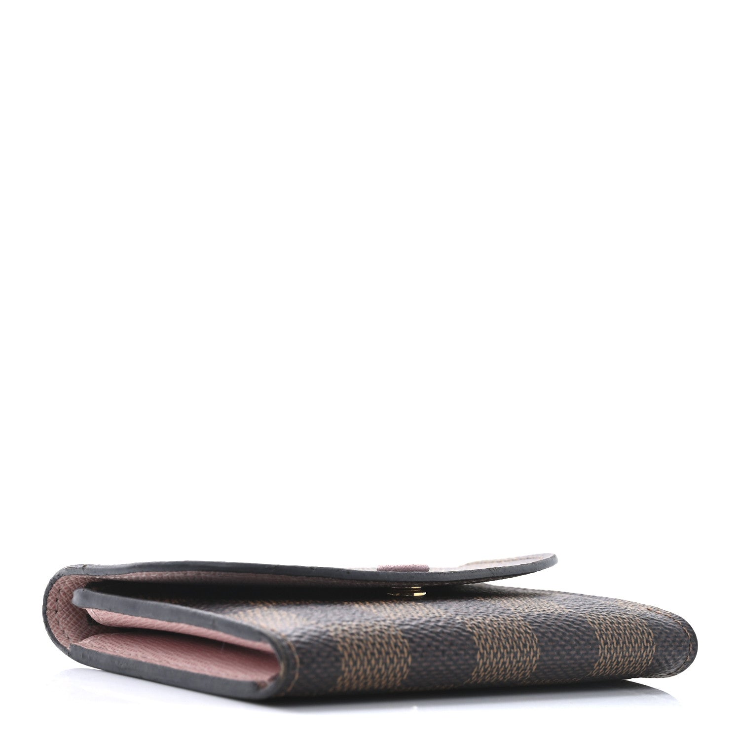 Damier Ebene Rosalie Coin Purse Rose Ballerine