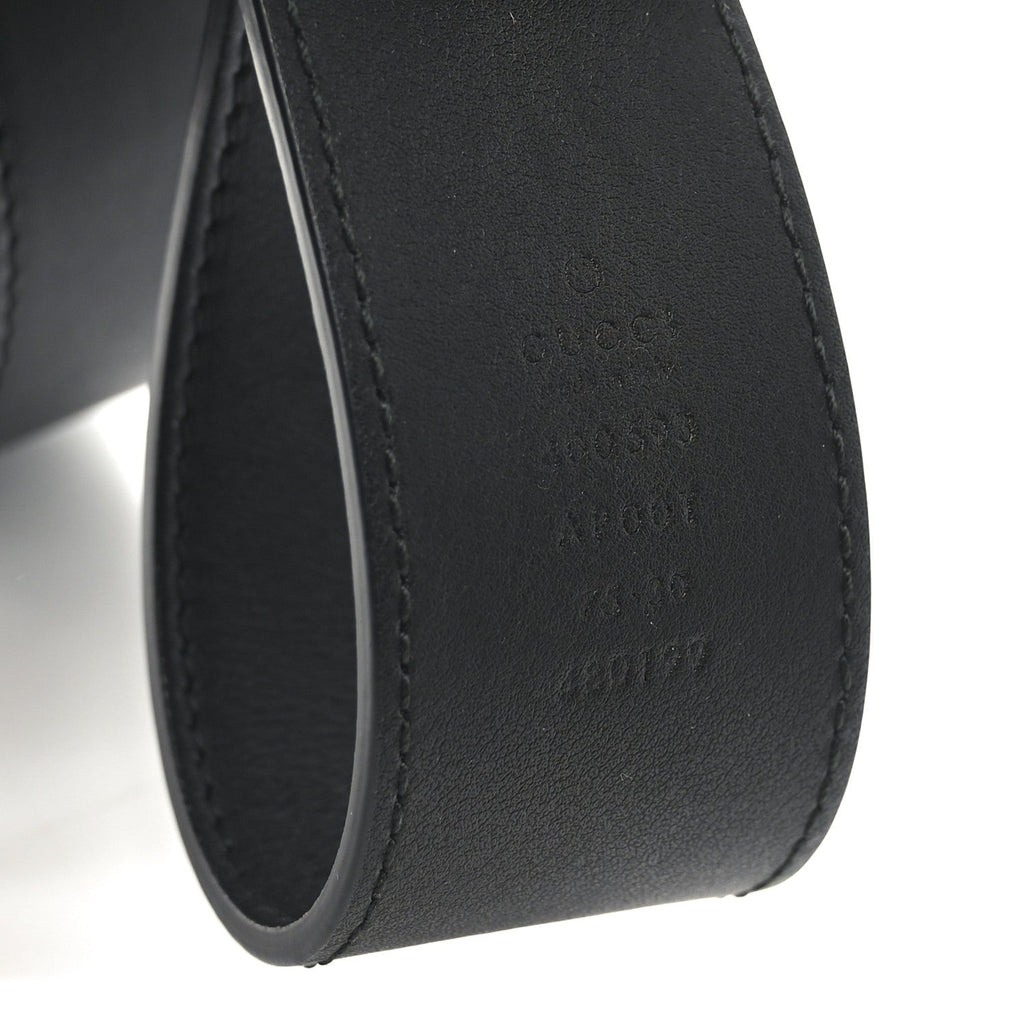 Calfskin Double G 40mm Belt 75 30 Black