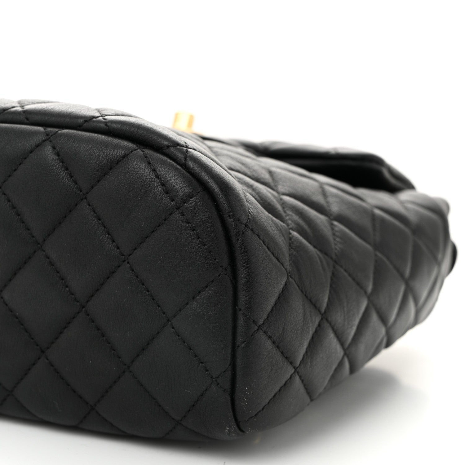 Calfskin Quilted Mini Urban Spirit Backpack Black
