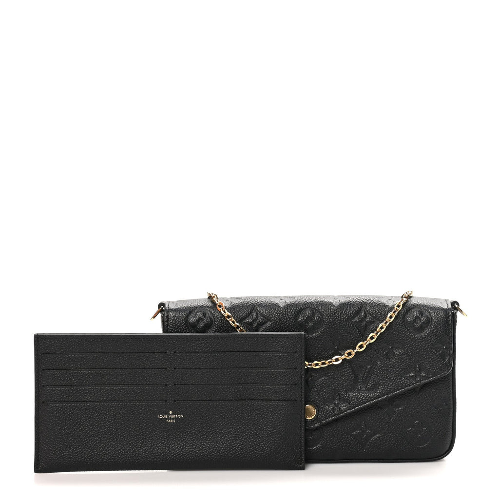 Empreinte Pochette Felicie Chain Wallet Black