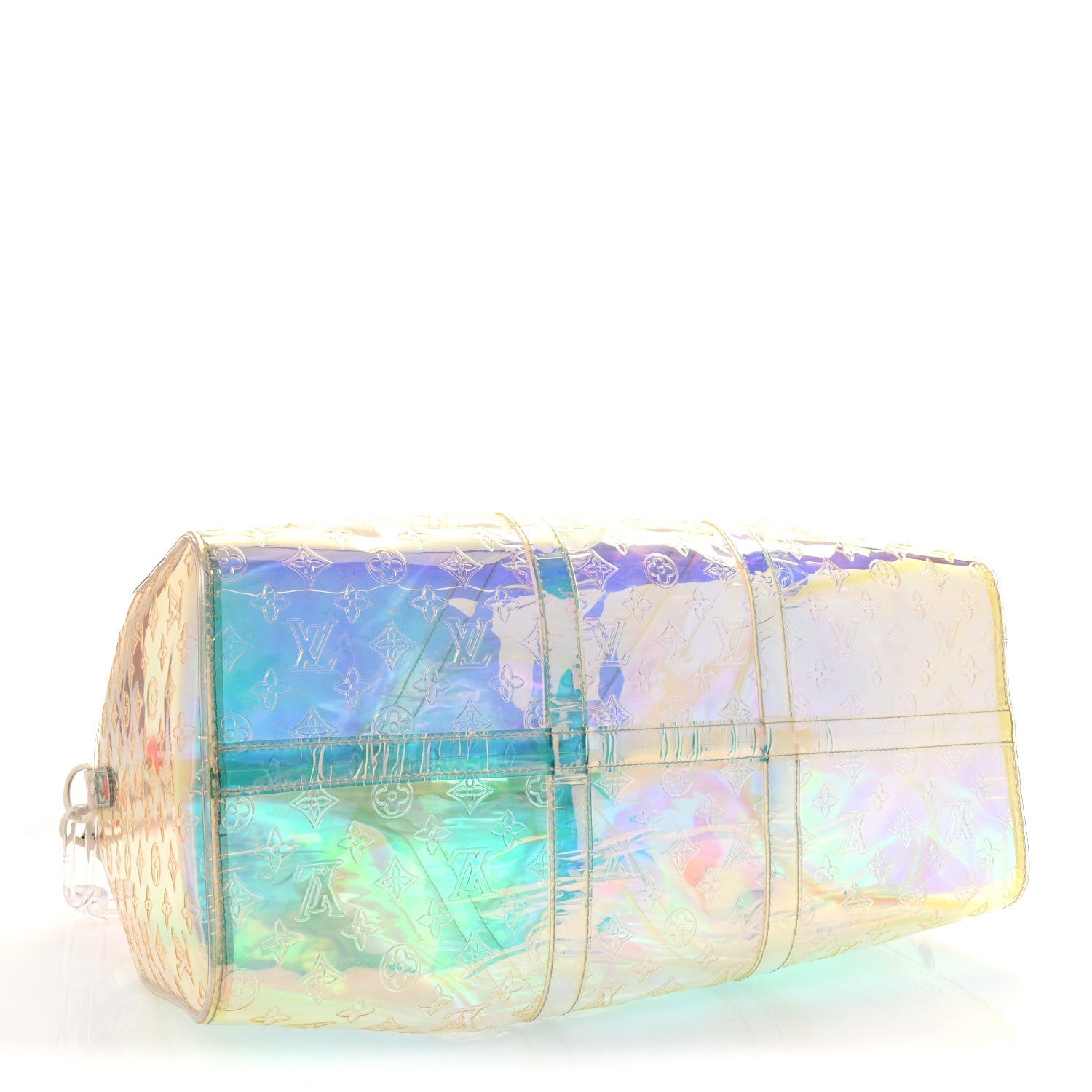 PVC Monogram Keepall Bandouliere 50 Iridescent Prism