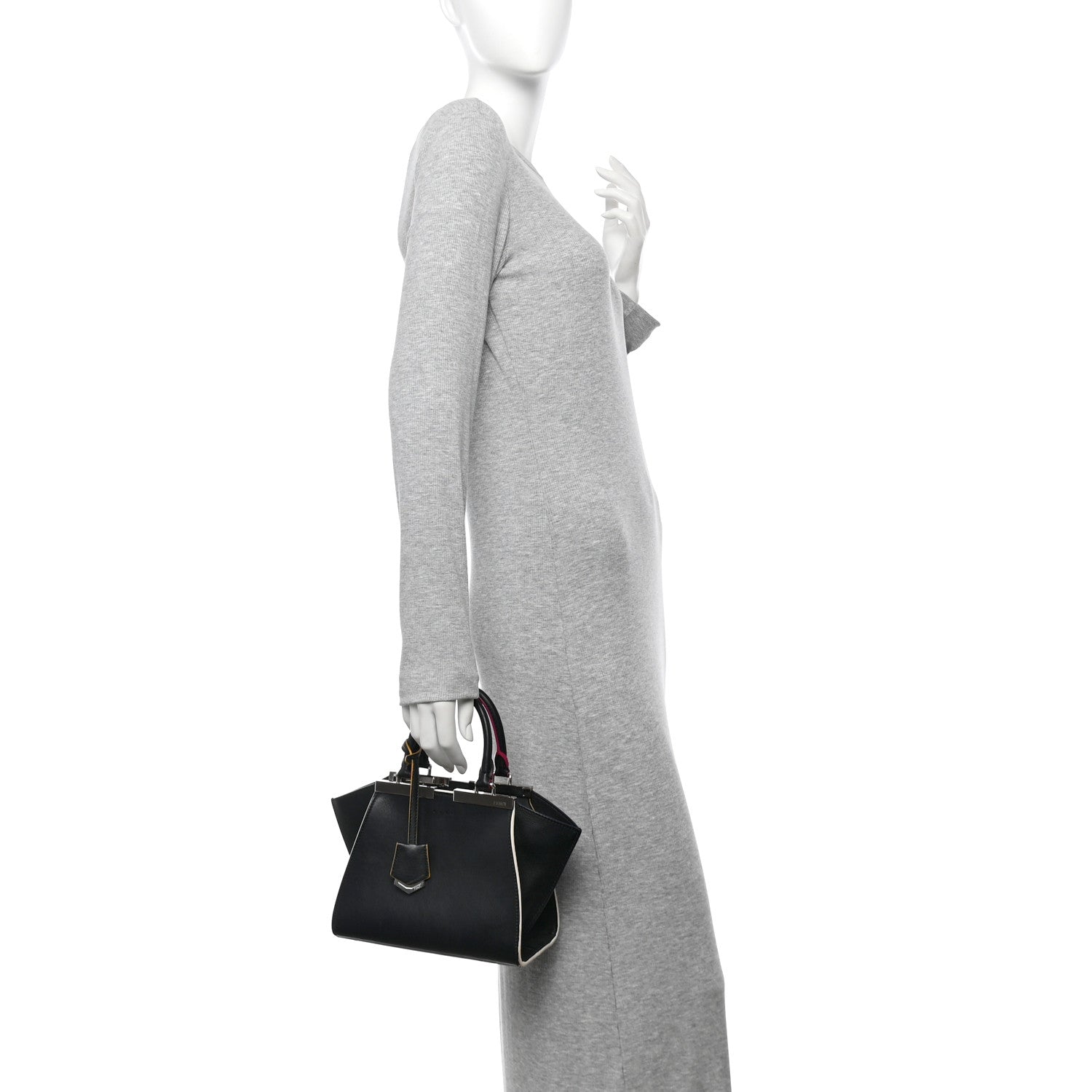 Vitello Dolce Mini 3Jours Tote Black