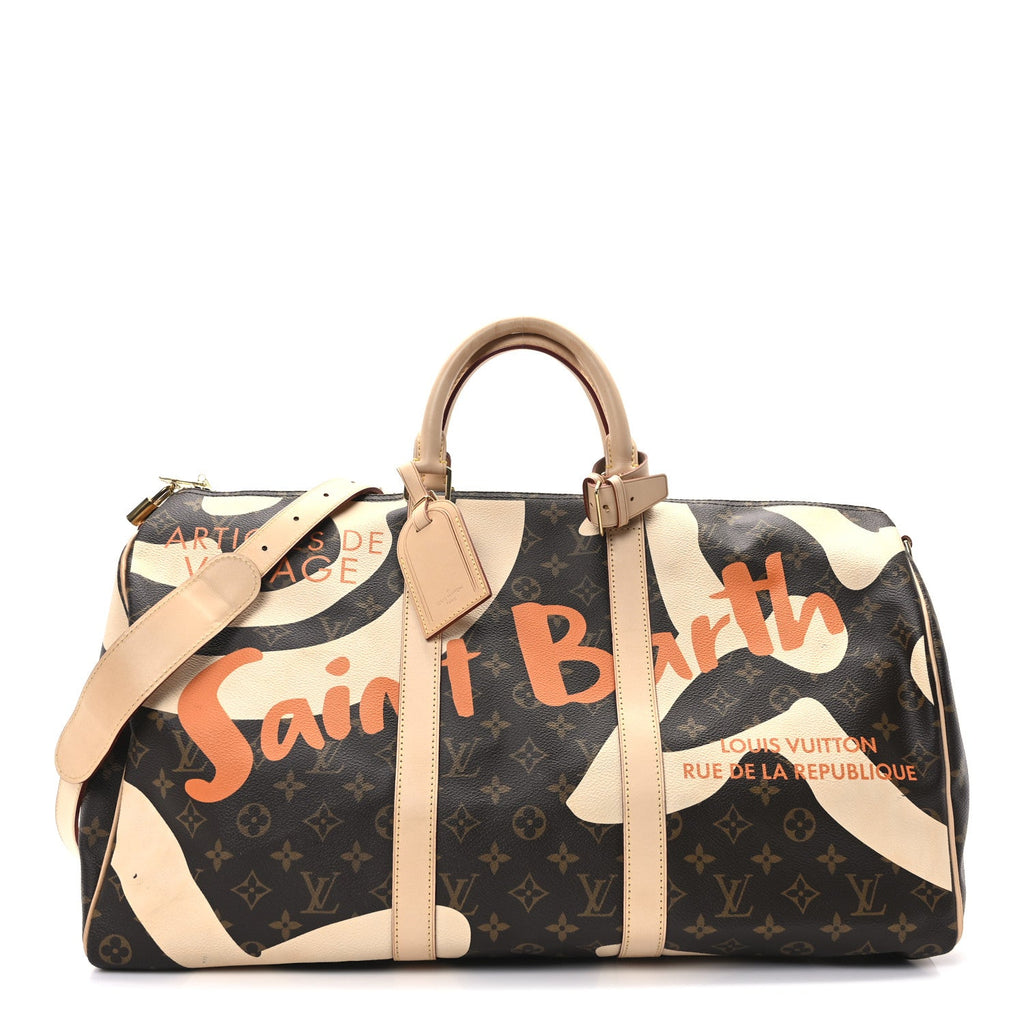 Monogram Tahitienne Saint Barth Keepall Bandouliere 50