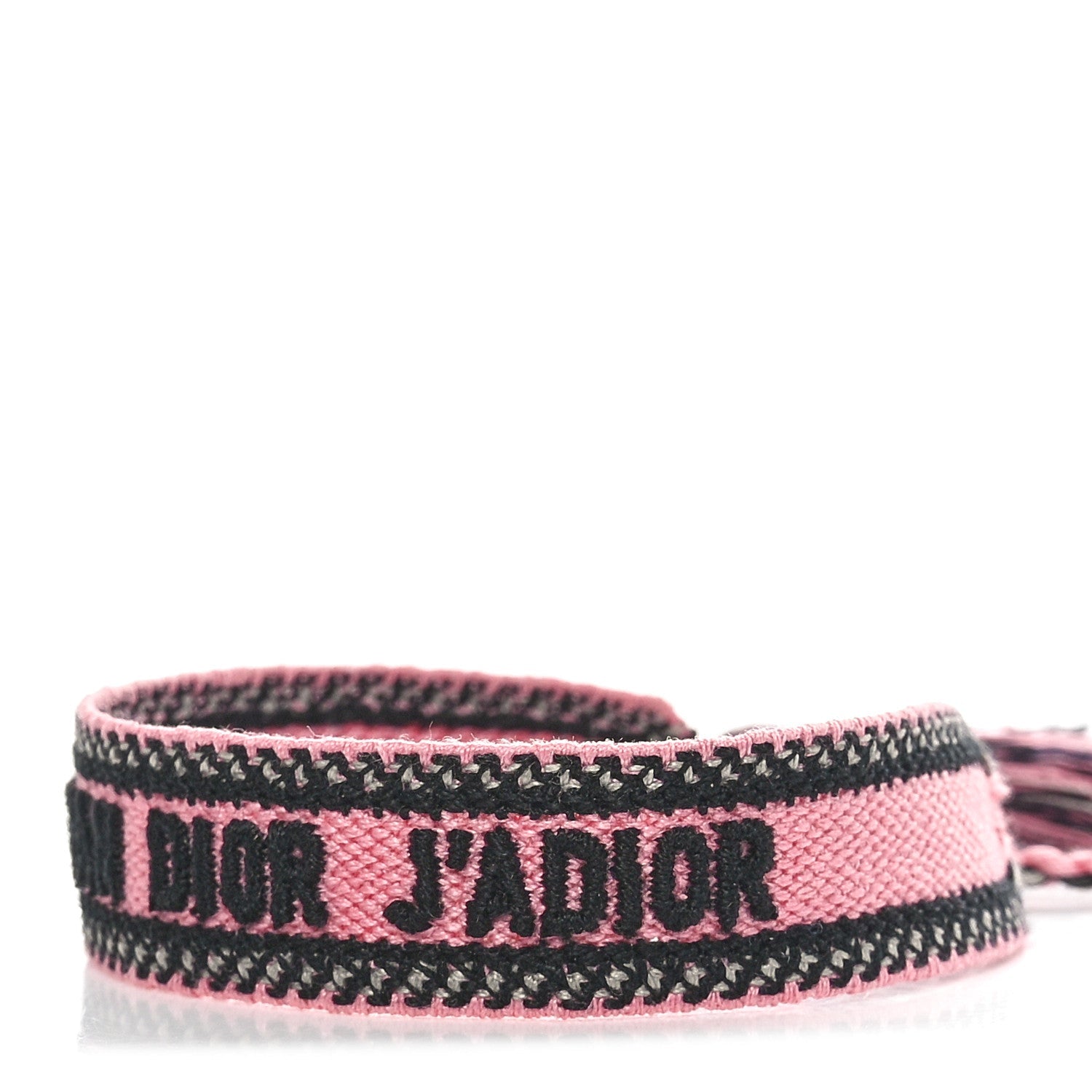 Woven Cotton J'Adior Friendship Bracelet Pink Multicolor