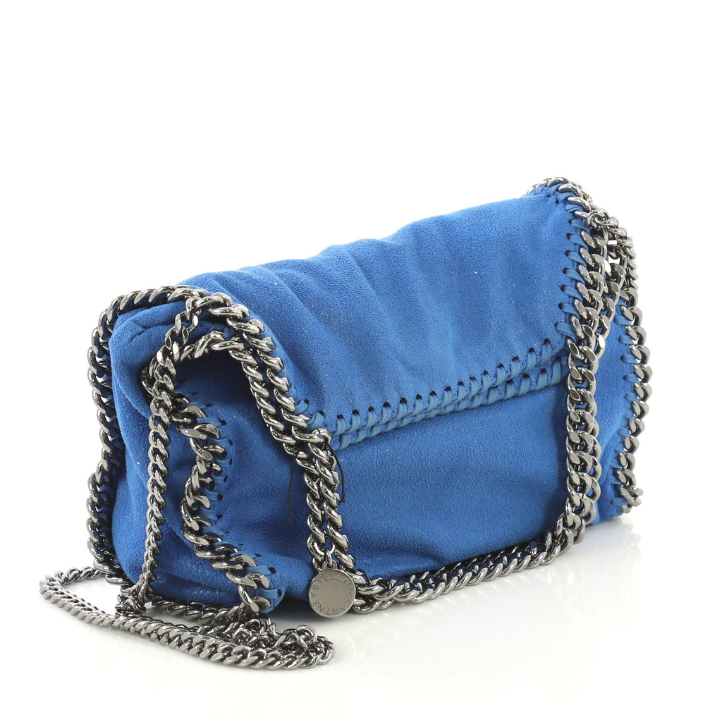 Falabella Fold Over Crossbody Bag Shaggy Deer Mini
