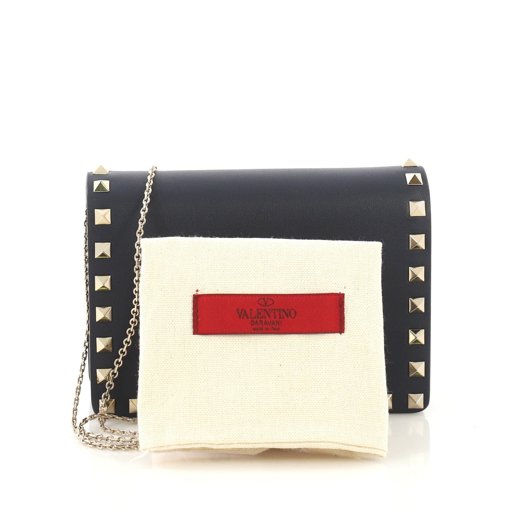 Rockstud Pouch Crossbody Bag Leather Mini