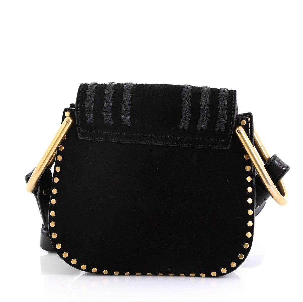 Hudson Handbag Whipstitch Suede Mini