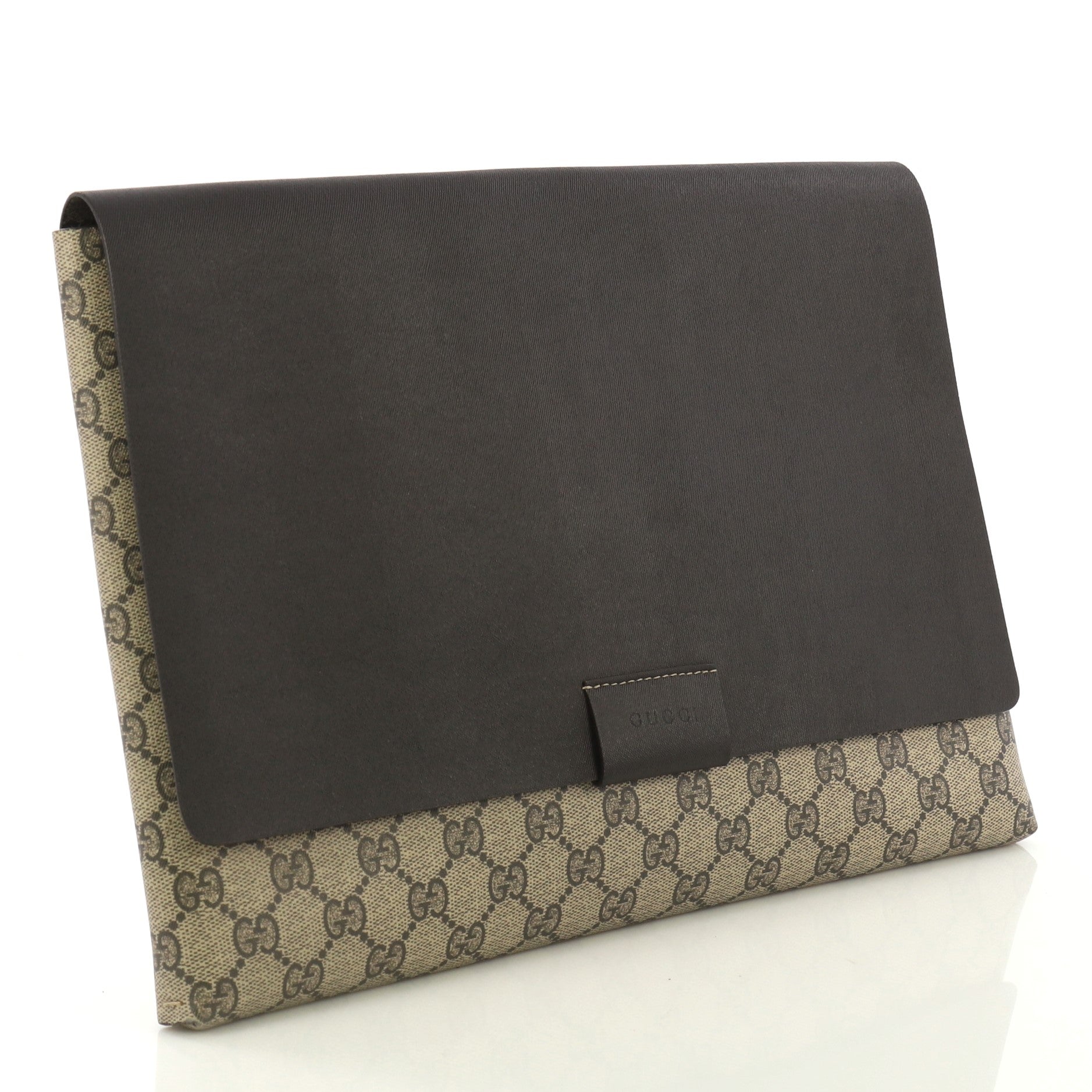 Envelope Clutch GG Canvas and Leather Large