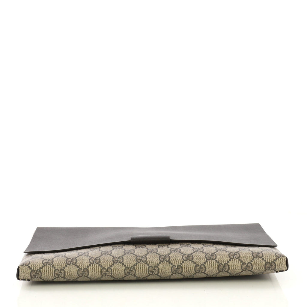 Envelope Clutch GG Canvas and Leather Large