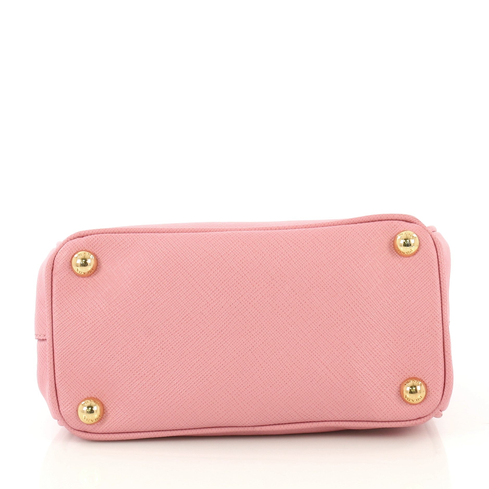 Galleria Double Zip Tote Saffiano Leather Mini