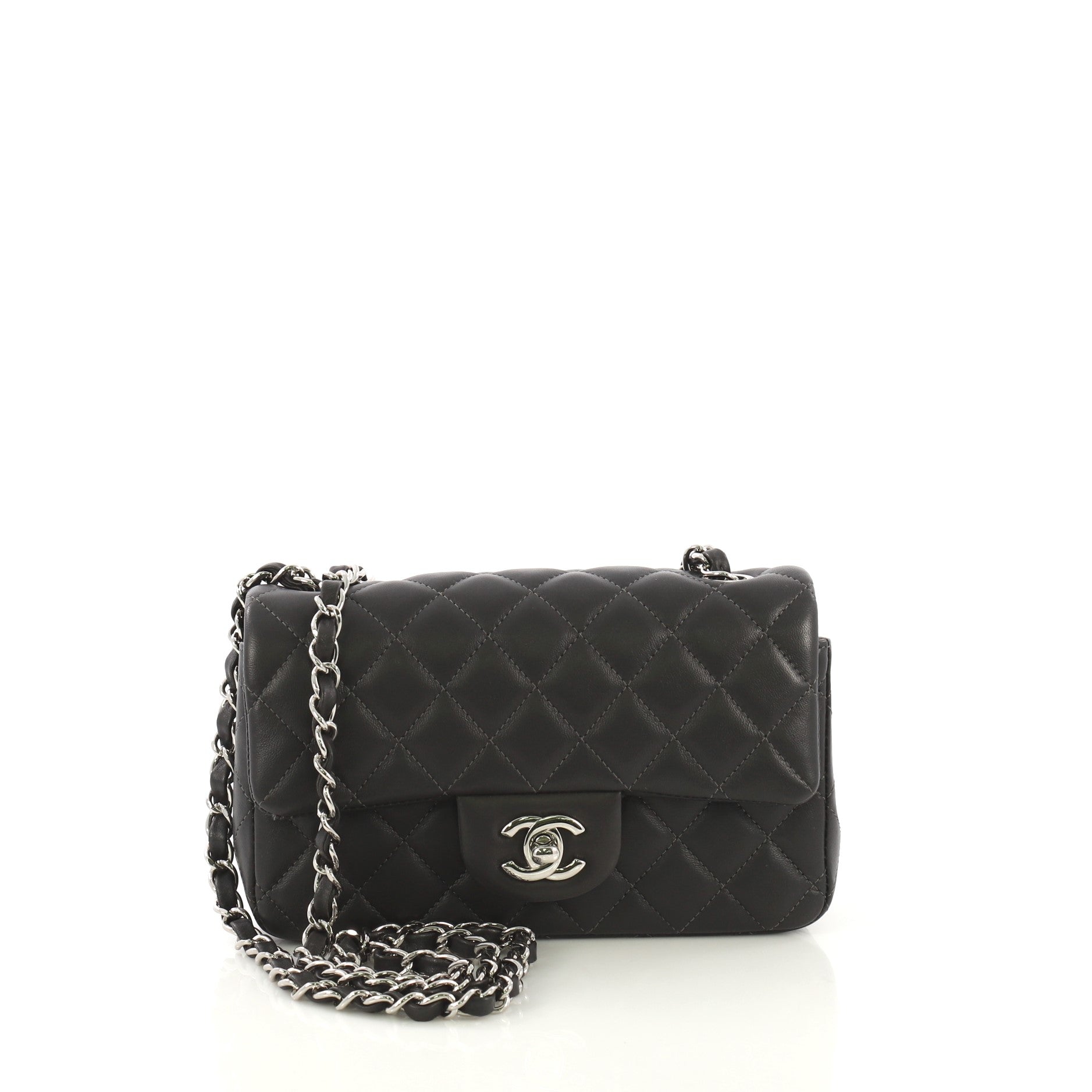 Classic Single Flap Bag Quilted Lambskin Mini
