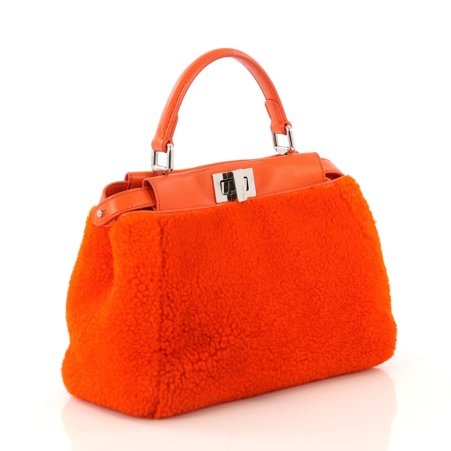 Peekaboo Bag Shearling Mini