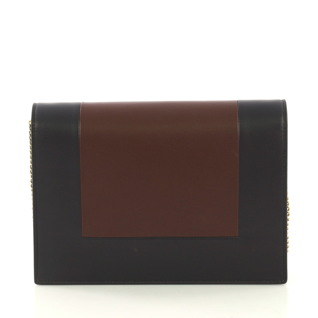 Frame Evening Clutch on Chain Leather