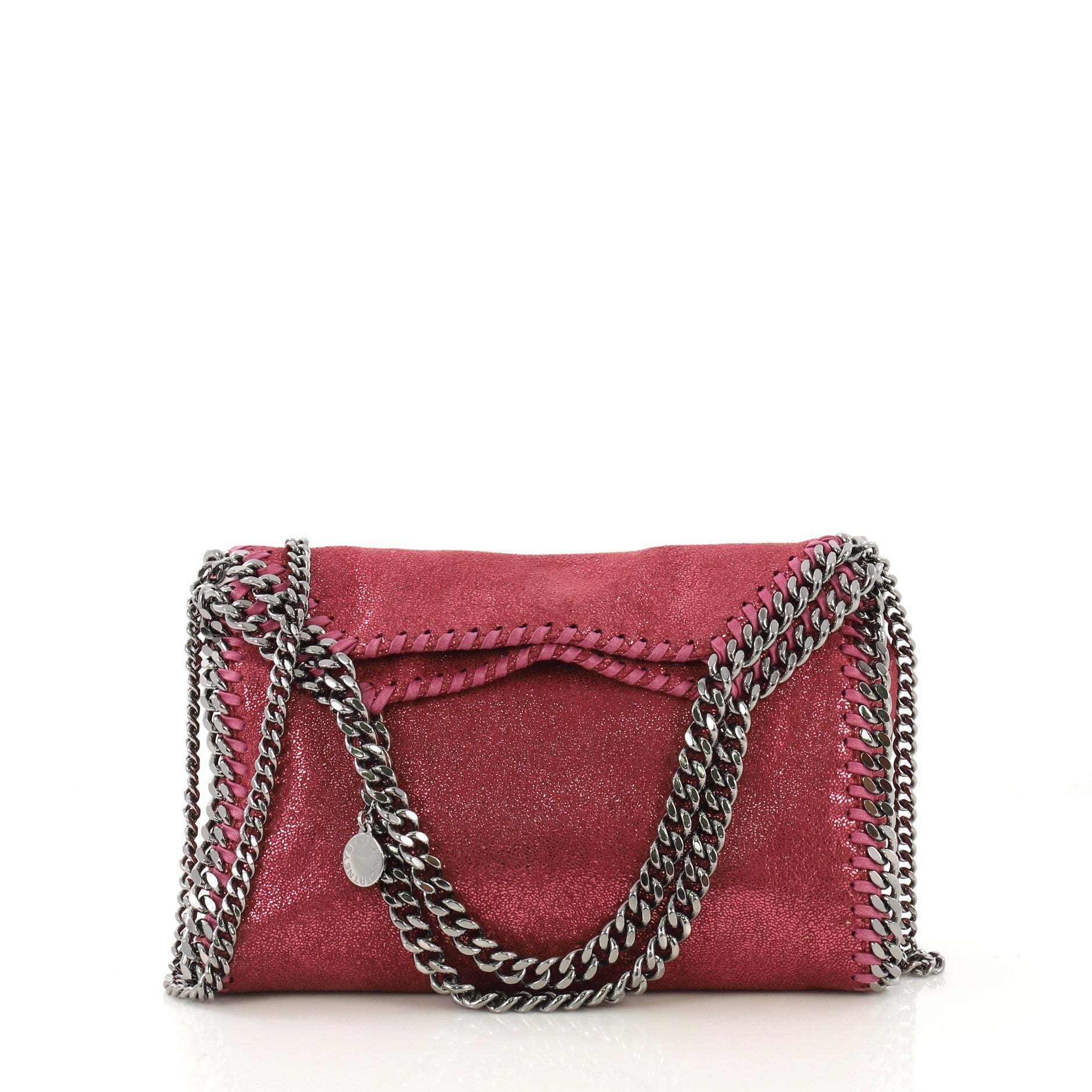 Falabella Fold Over Crossbody Bag Shaggy Deer Mini