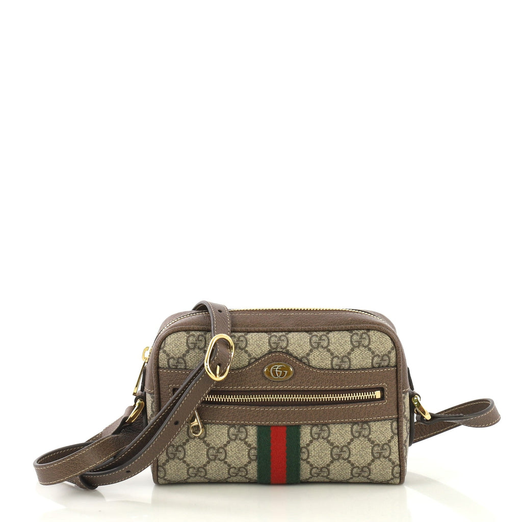 Ophidia Shoulder Bag GG Coated Canvas Mini