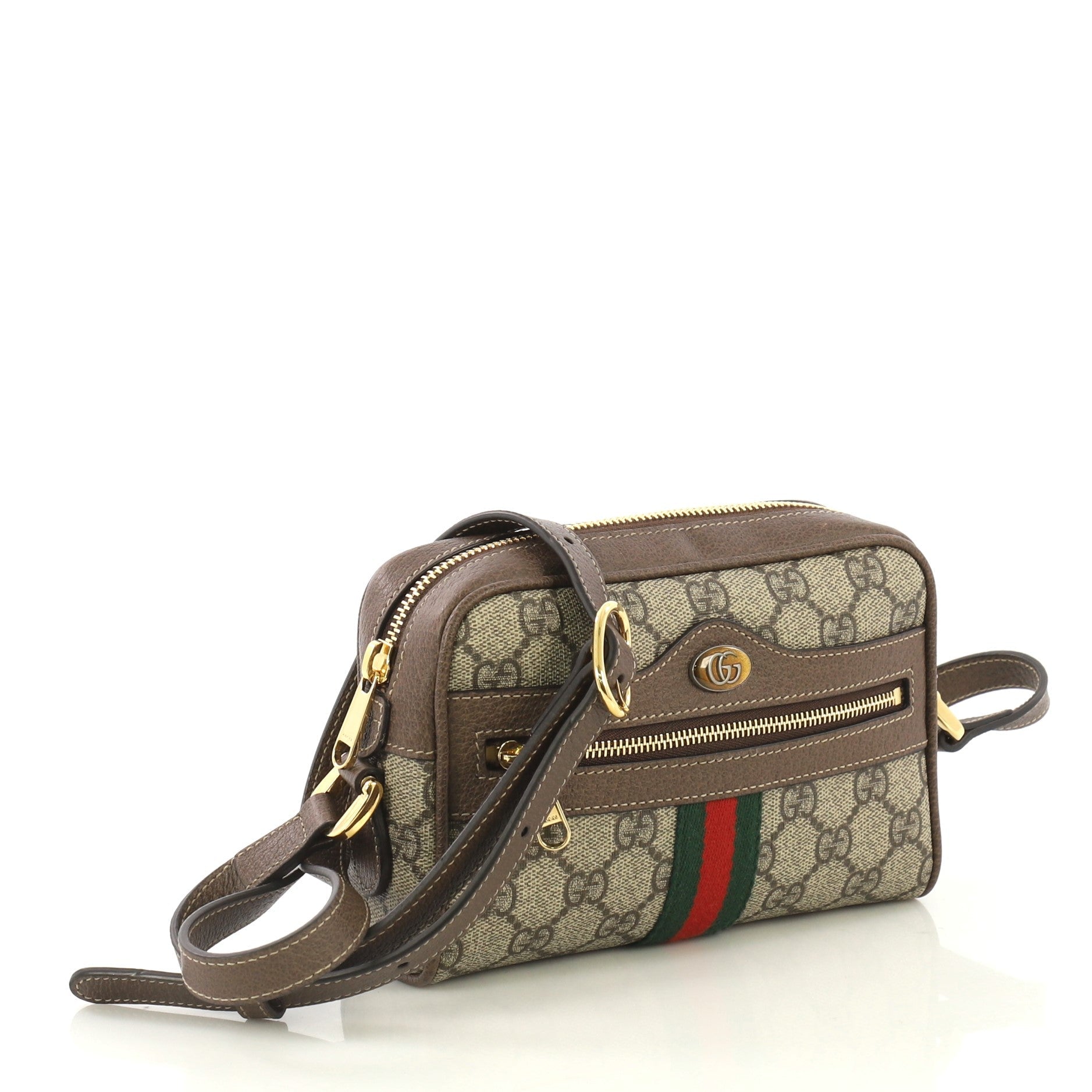 Ophidia Shoulder Bag GG Coated Canvas Mini