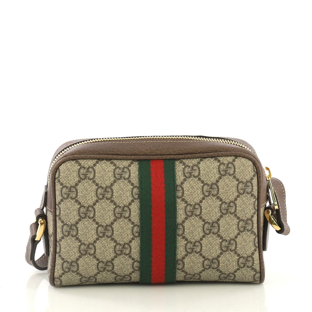 Ophidia Shoulder Bag GG Coated Canvas Mini