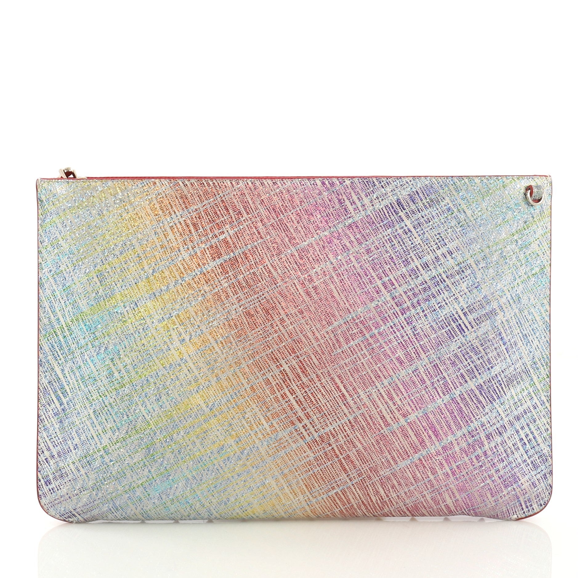 Loubiclutch Spiked Multicolor Leather