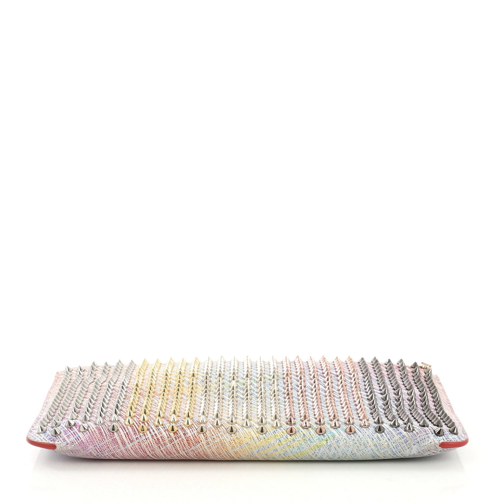 Loubiclutch Spiked Multicolor Leather