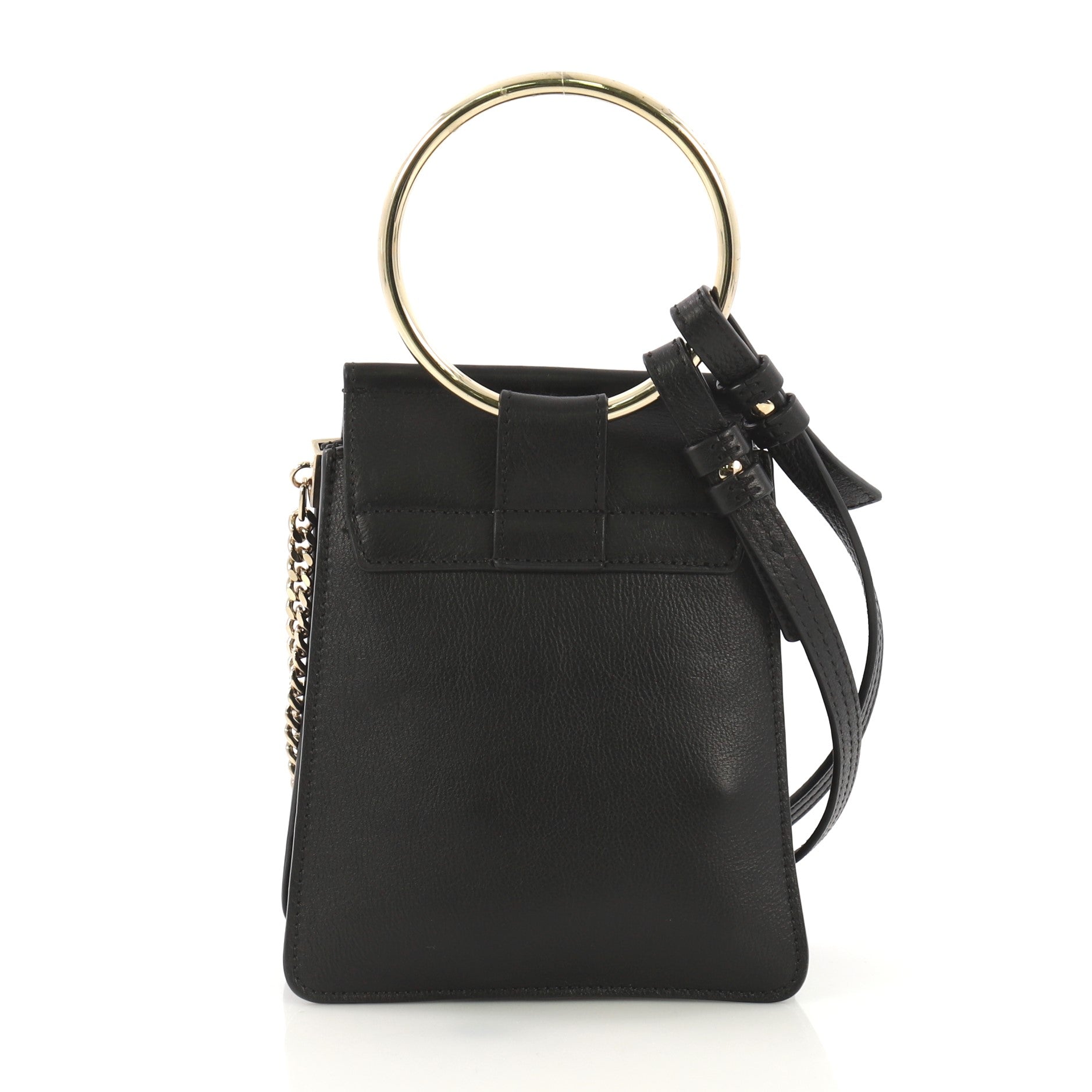 Faye Bracelet Crossbody Bag Patchwork Leather and Velvet Mini