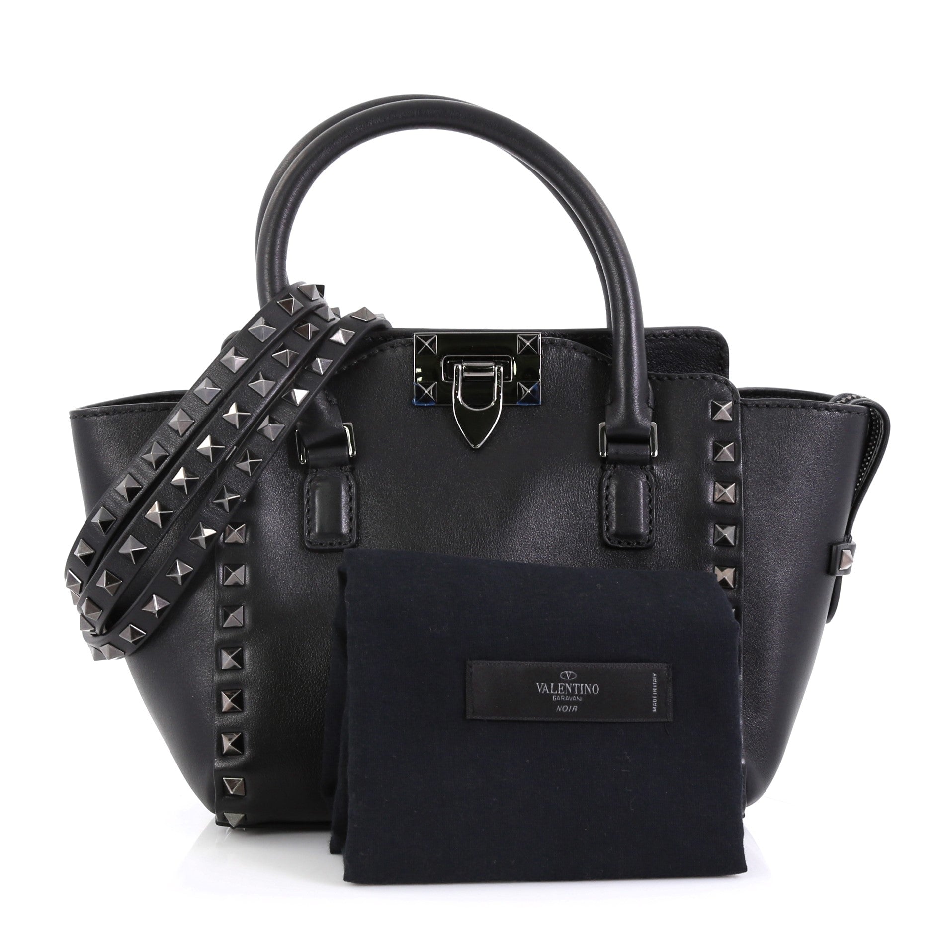 Rockstud Tote Rigid Leather Mini