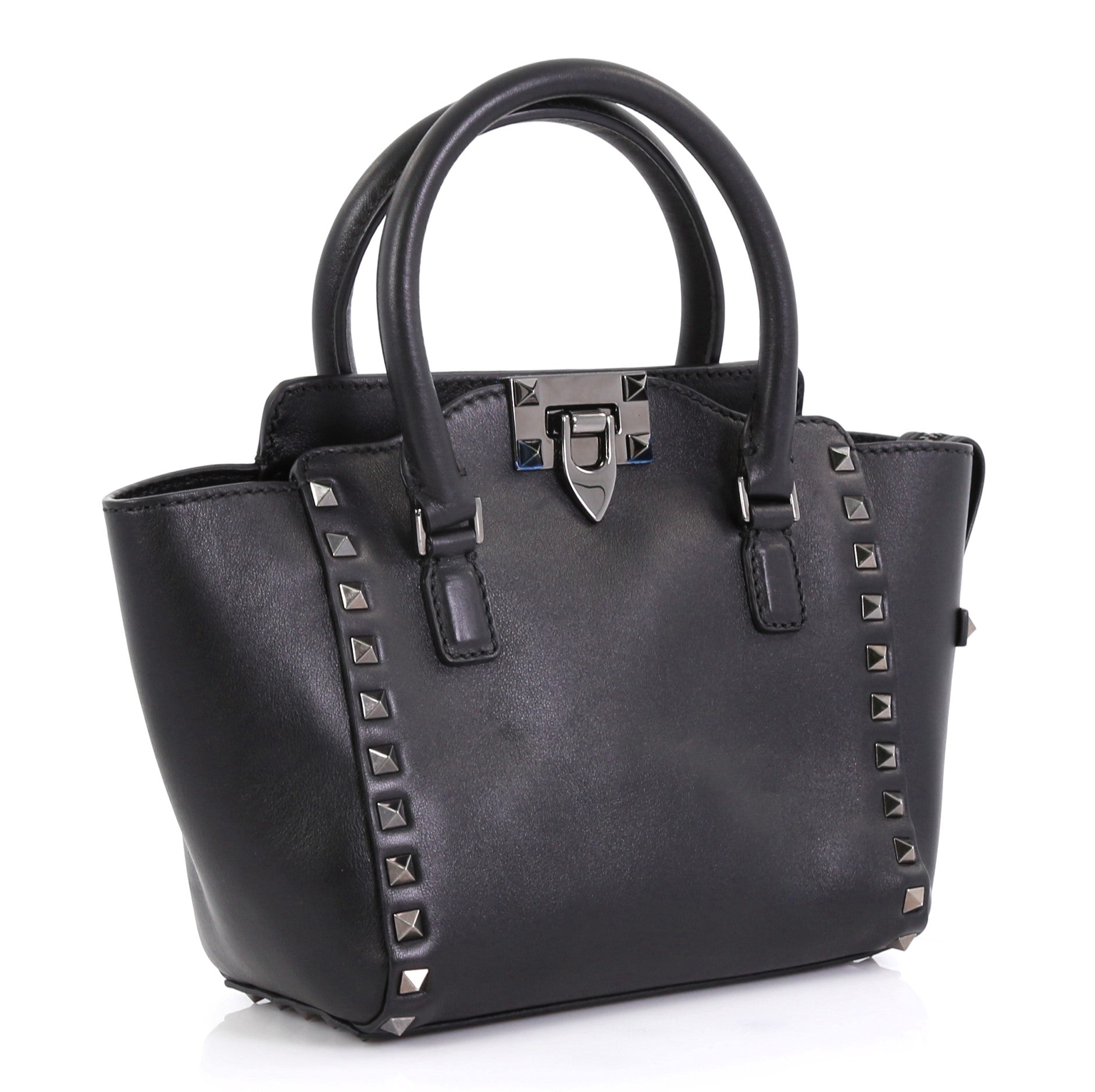 Rockstud Tote Rigid Leather Mini