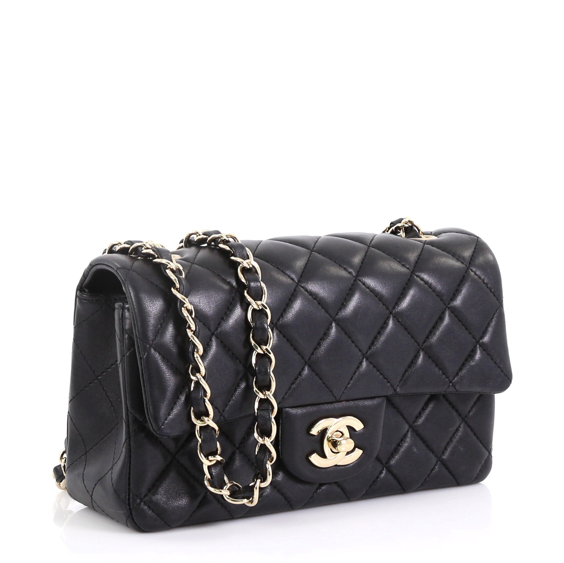 Classic Single Flap Bag Quilted Lambskin Mini