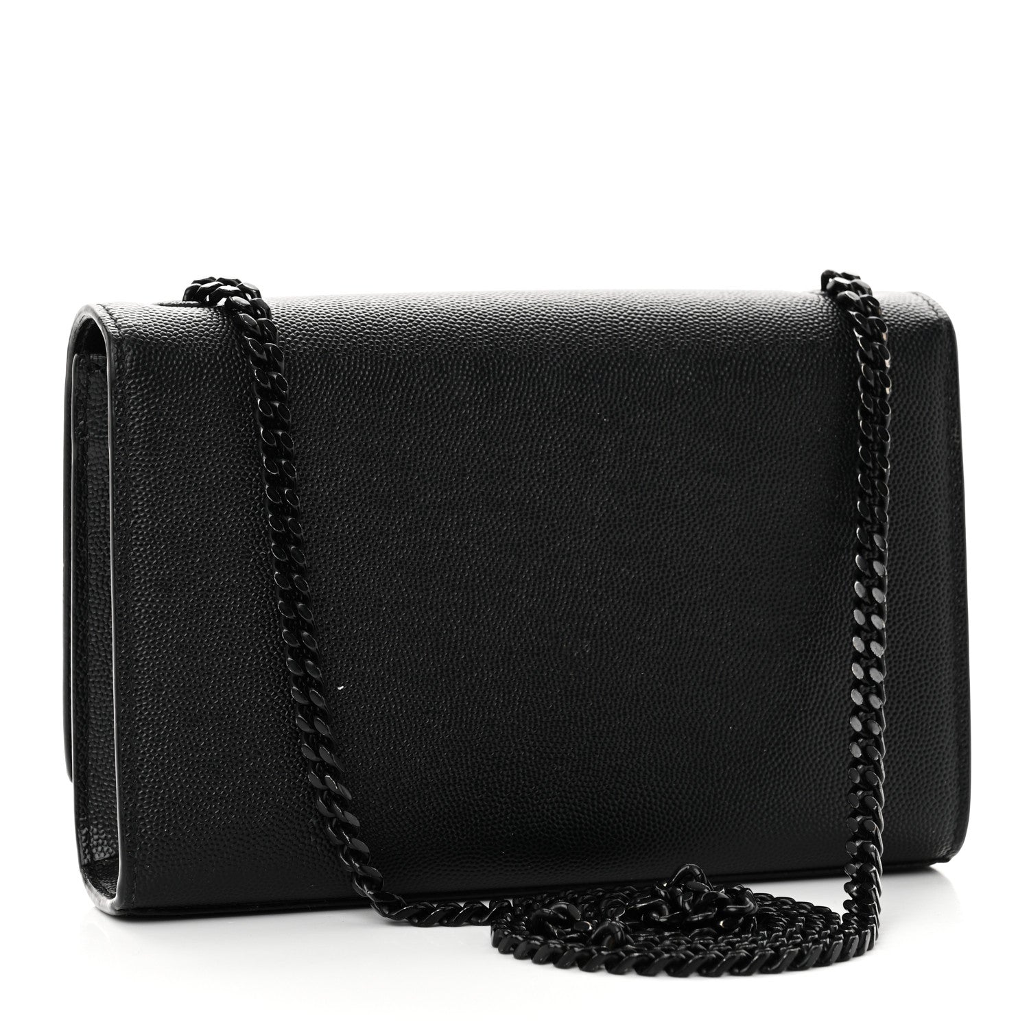 Grain De Poudre Small Monogram Monochrome Kate Satchel Black