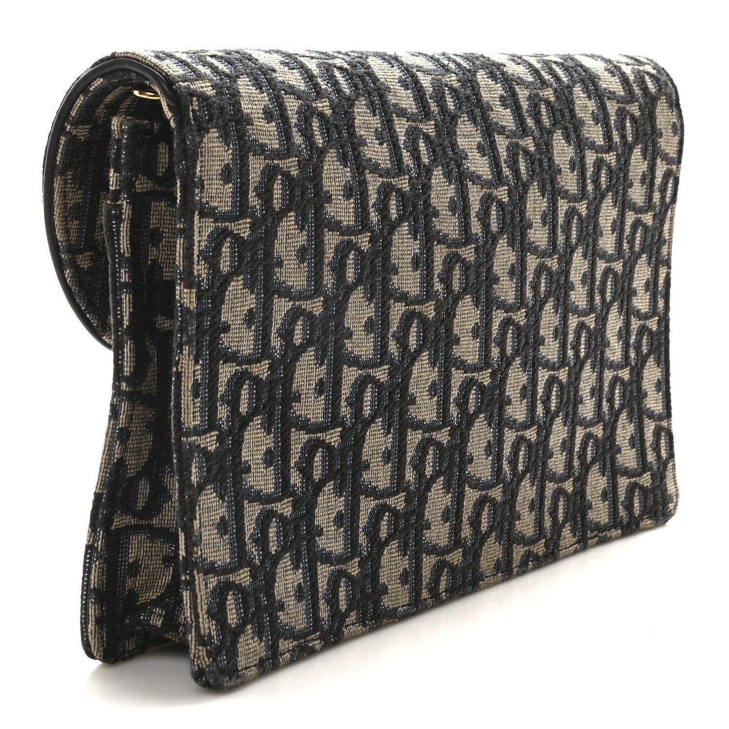 Oblique Saddle Chain Pouch Blue
