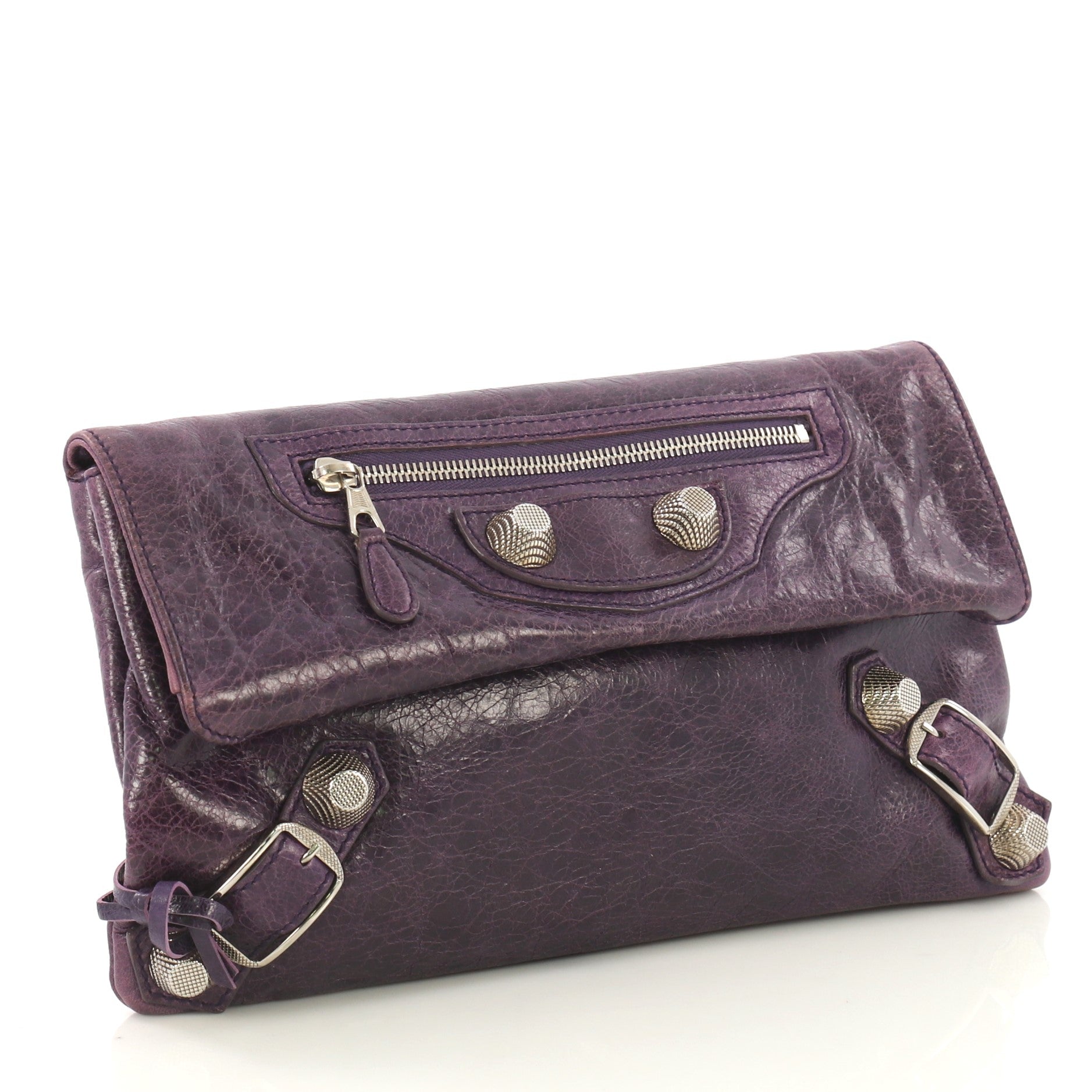 Envelope Clutch Giant Studs Leather