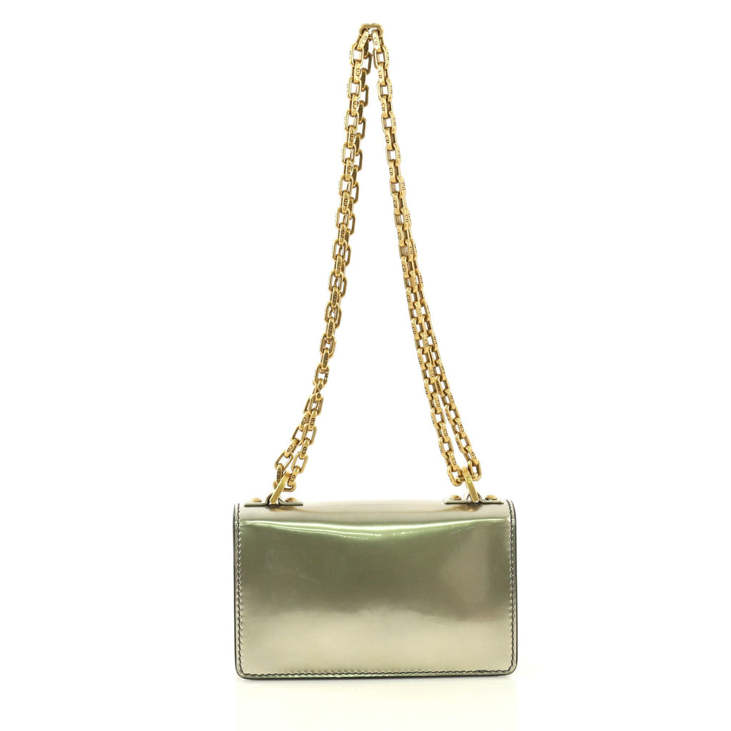 J'adior Flap Bag Patent Mini